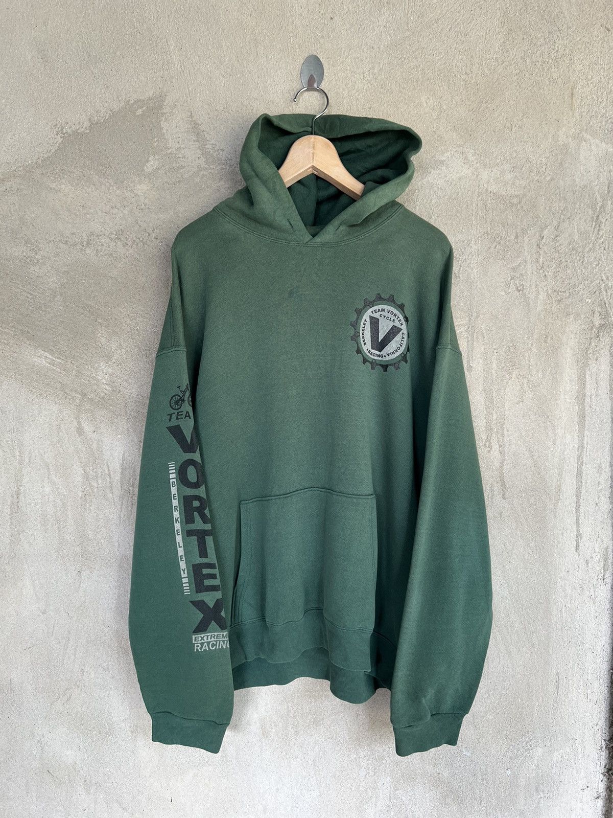 Soffe Vintage Team Vortex Cycle Racing Hoodies Size US L / EU 52-54 / 3 - 2 Thumbnail