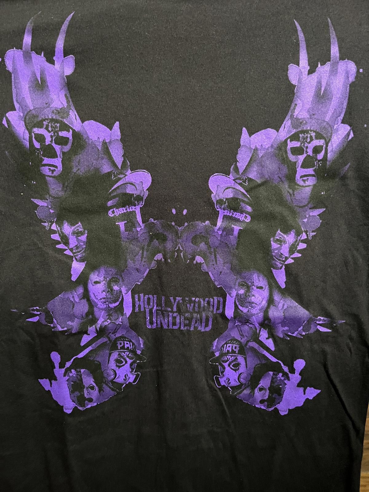 Next Level Apparel Hollywood Undead Band Juniors Tee - Womens HU T-shirt - M Size M / US 6-8 / IT 42-44 - 4 Thumbnail