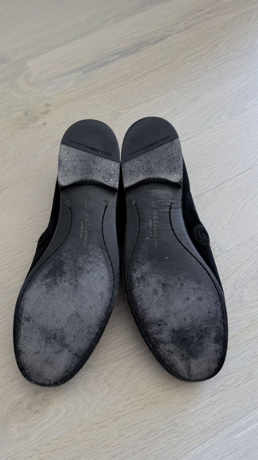 Dolce & Gabbana Dolce & Gabbana Velvet Slippers with Ebroidery Size US 11 / EU 44 - 4 Thumbnail
