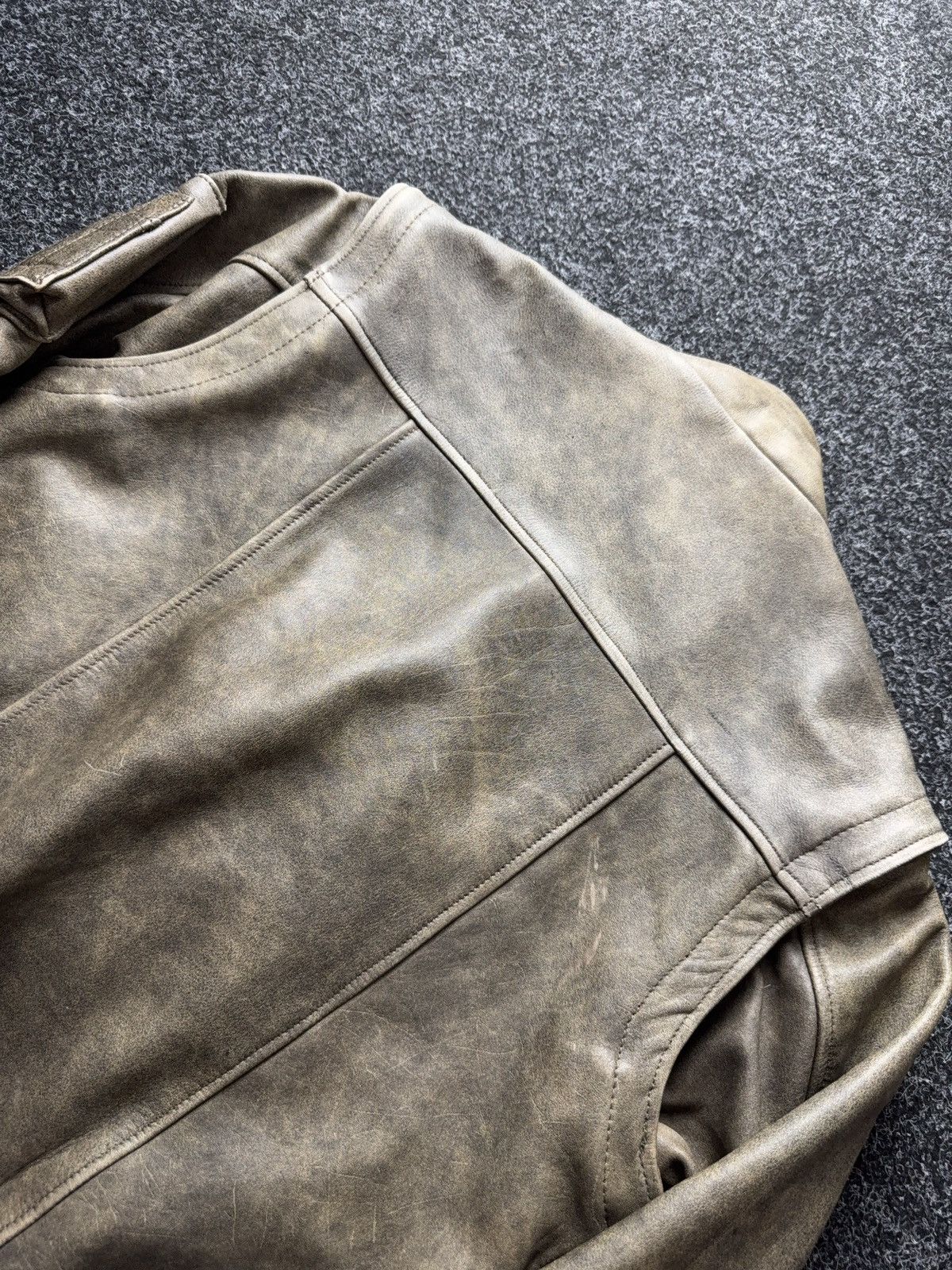Genuine Leather iXS Leather Jacket Distressed Brown Biker Moto Archive Size US L / EU 52-54 / 3 - 11 Thumbnail