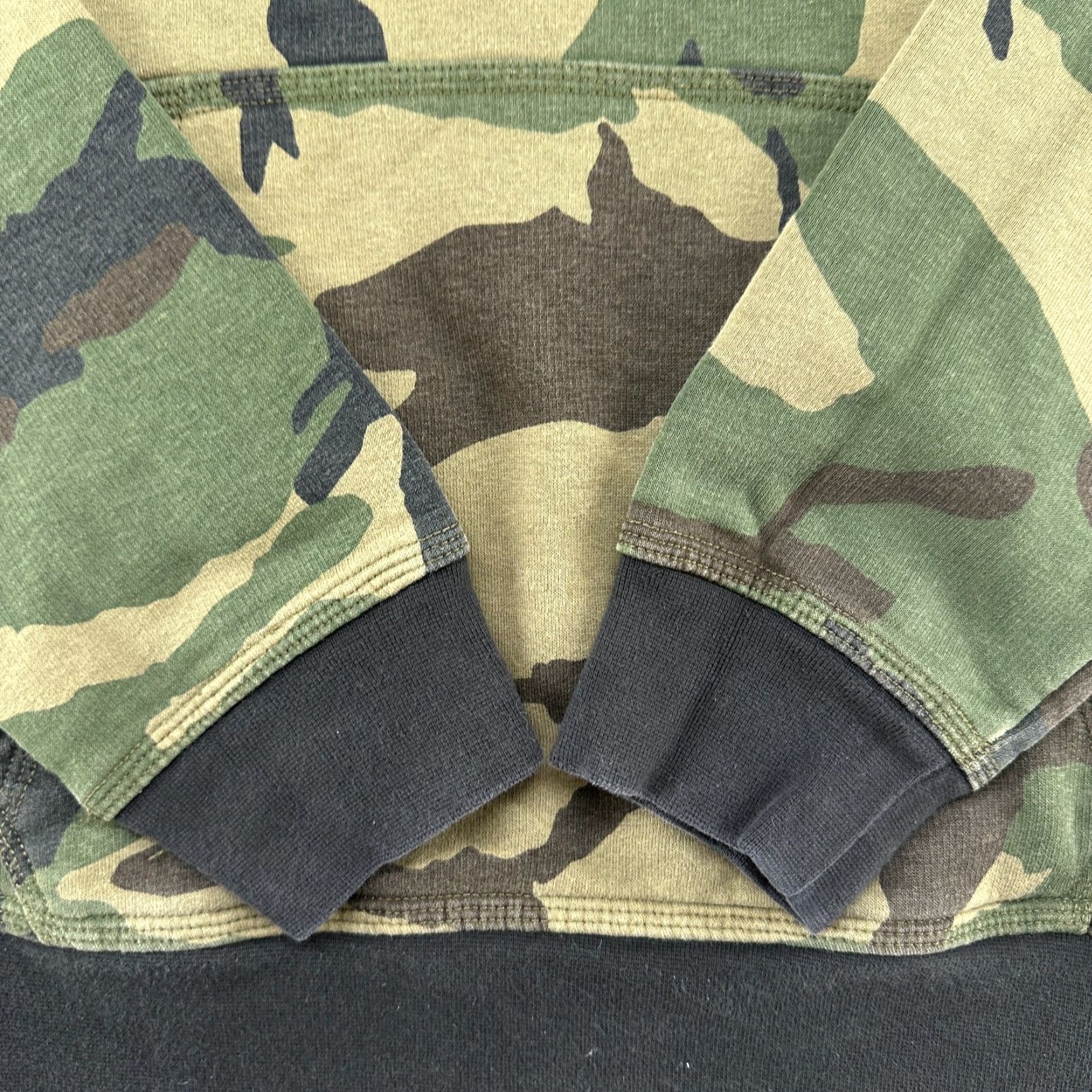 Nike Nike Hoodie Mens M Camouflage Pullover Sweatshirt Fleece 1/4 Zip Lined Army Colorful Woodland Club Fleece Size US M / EU 48-50 / 2 - 2 Thumbnail