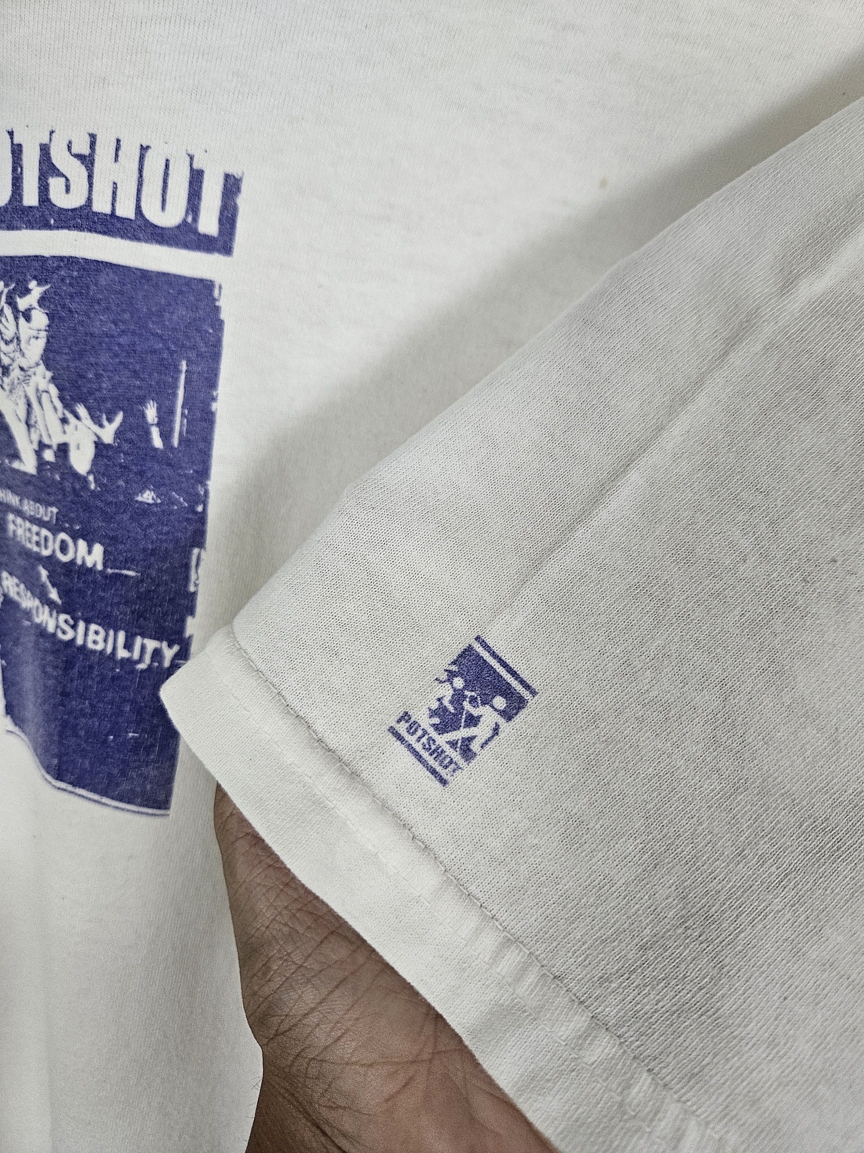Band Tees Vintage Potshot Japan Ska Punk Band Freedom shirt Size US XL / EU 56 / 4 - 4 Thumbnail