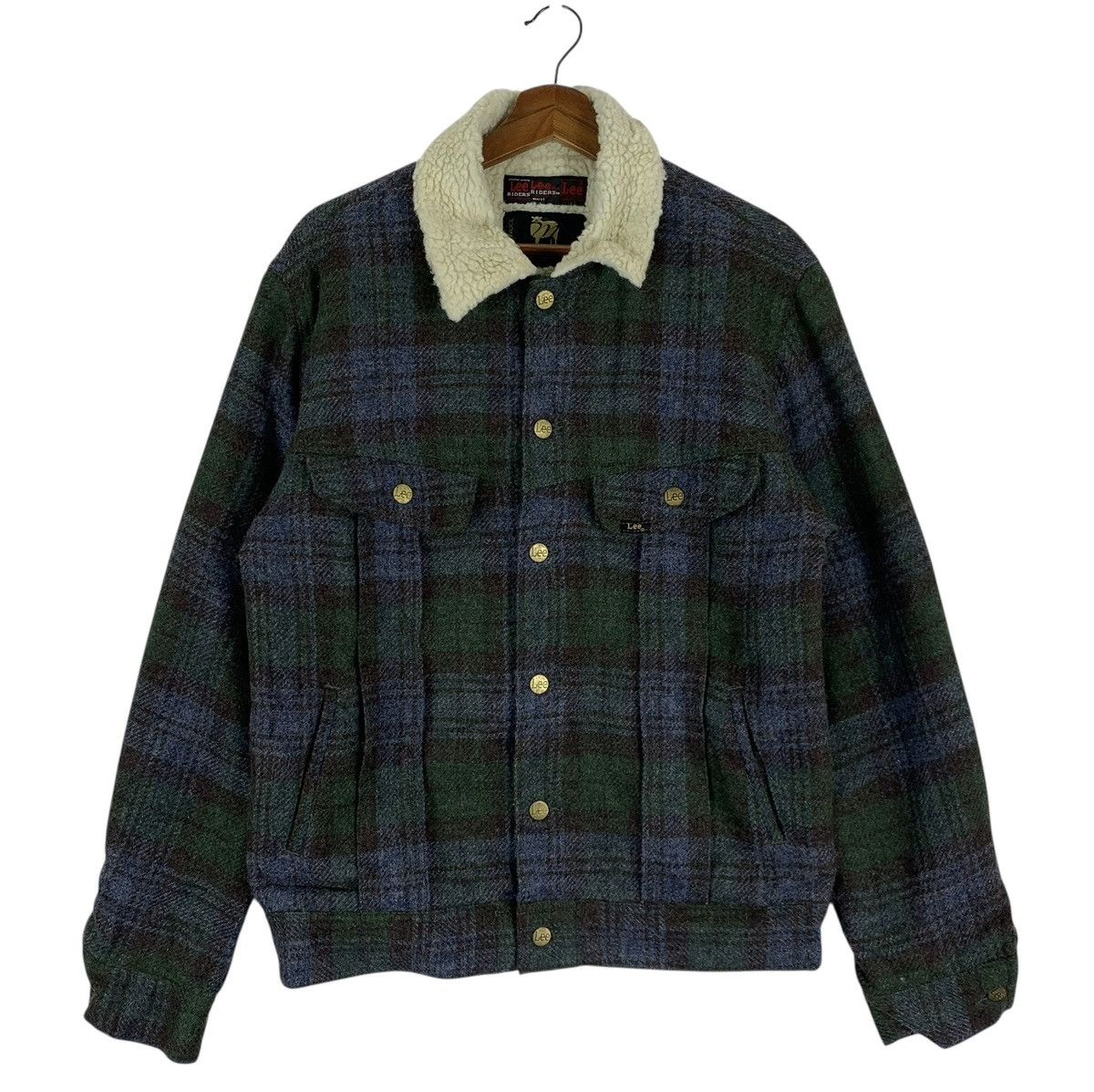Lee Vintage Lee Storm Riders Tartan Wool Jacket Size US L / EU 52-54 / 3 - 1 Thumbnail