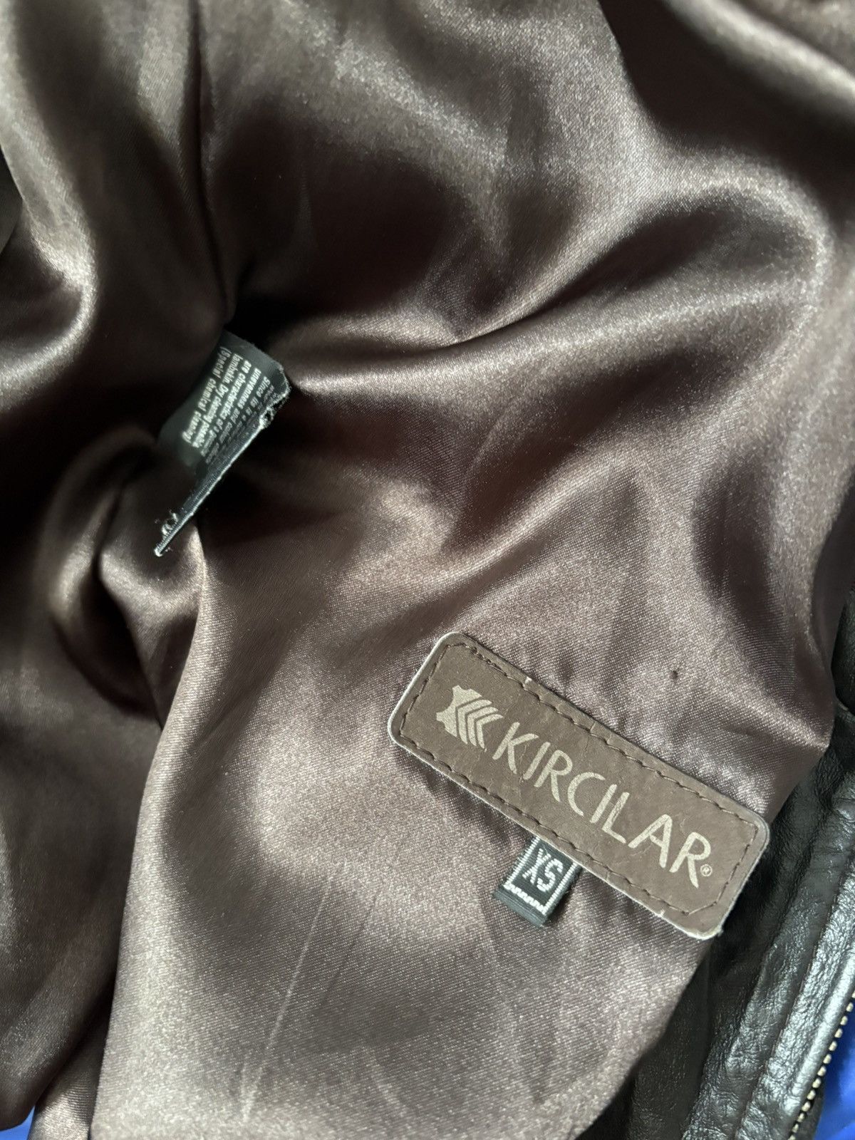 Other Kircilar x chocolate leather jacket Size XS / US 0-2 / IT 36-38 - 7 Thumbnail