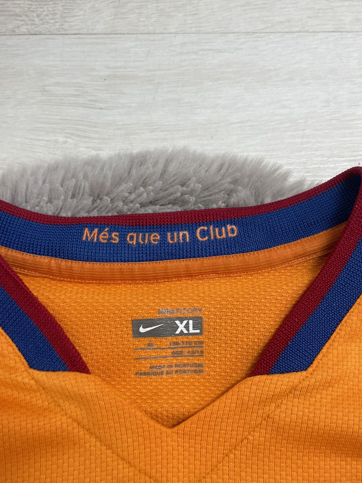 Nike × Vintage Nike Barcelona Vintage 90’s Soccer Jersey #19 Messi Rare Itm Size US S / EU 44-46 / 1 - 7 Thumbnail