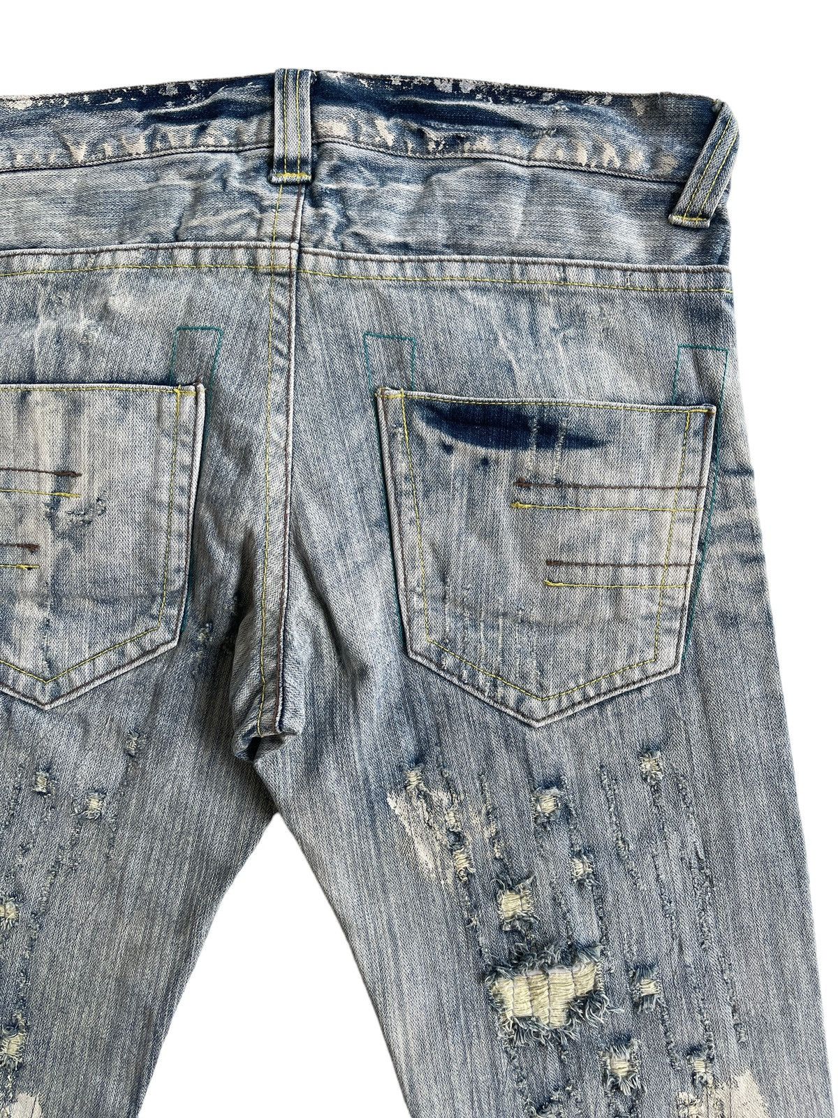 Japanese Brand Japanese Crazy Flare Ripped Distressed LGB Style Denim Size US 34 / EU 50 - 10 Thumbnail