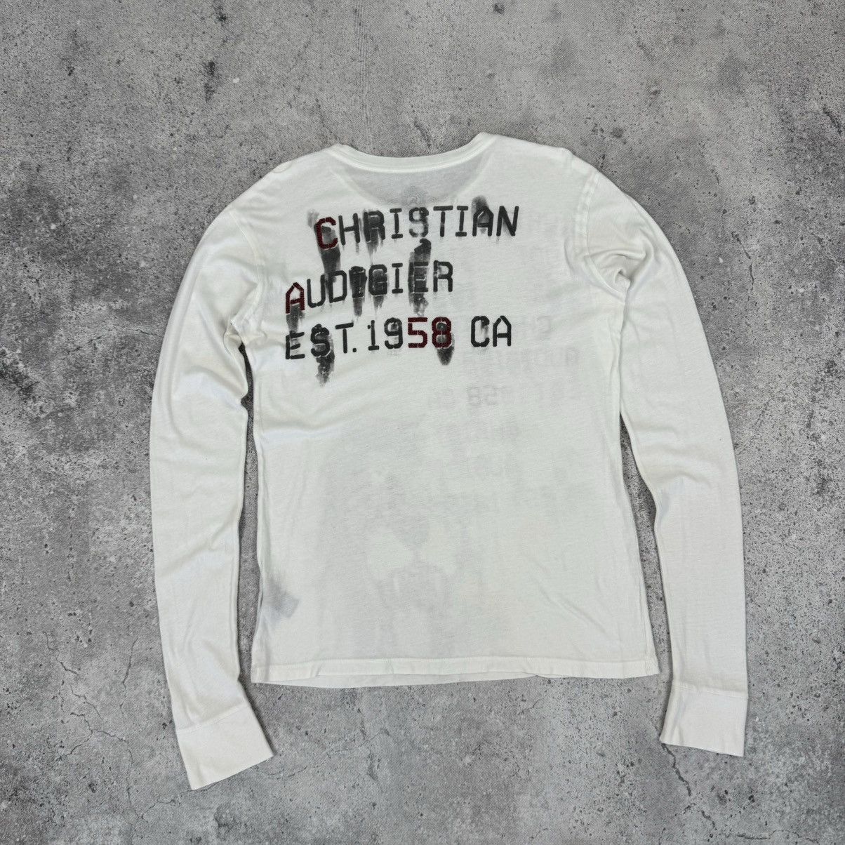 Christian Audigier × Vintage Vintage Christian Audigier Lion Logo Y2K Long Sleeve Shirt Size US S / EU 44-46 / 1 - 7 Thumbnail