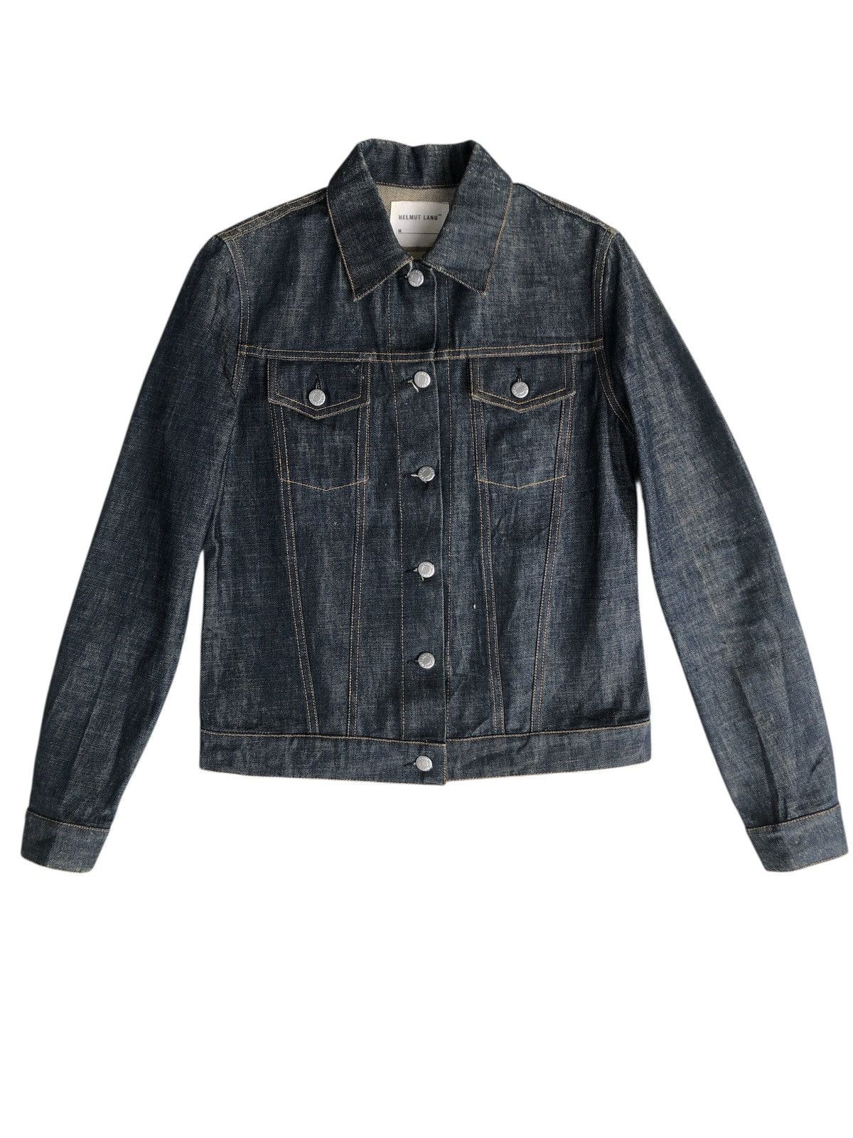 Helmut Lang Helmut Lang Classic Raw Denim Jacket Size US S / EU 44-46 / 1 - 1 Thumbnail