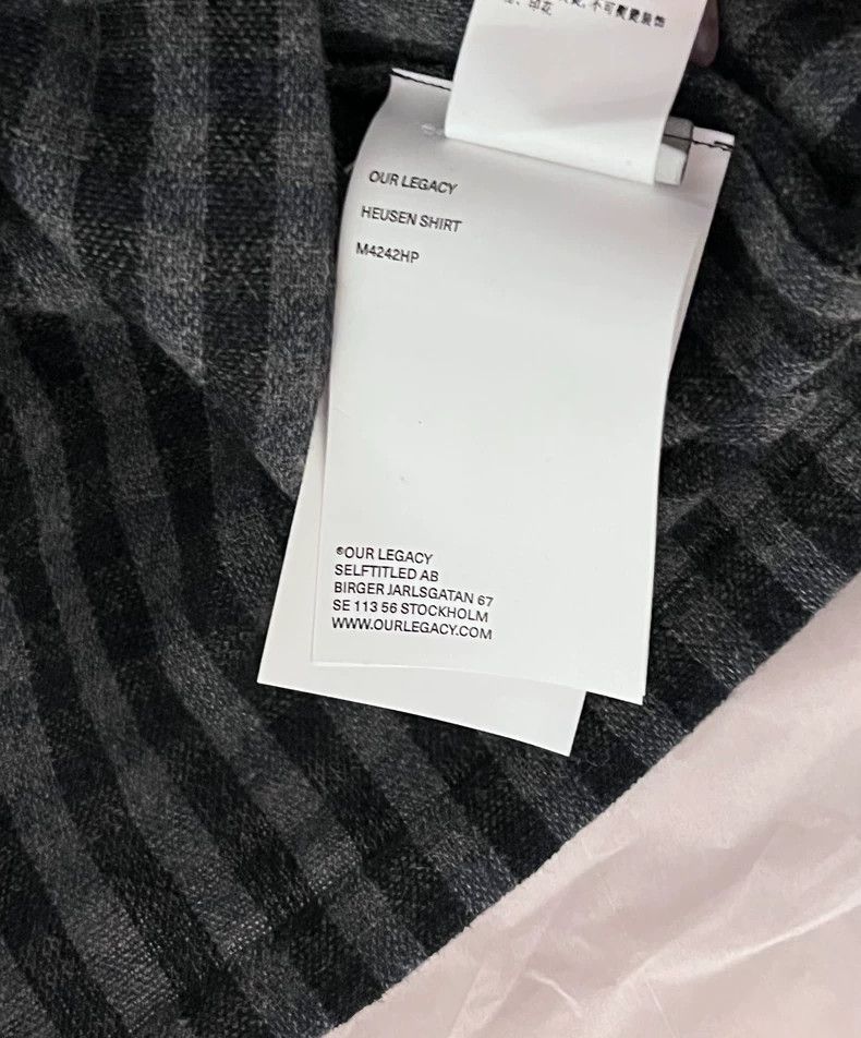 Our Legacy our legacy size 46 Plaid woven shirt M4242HP 2502-Nextarro Size US S / EU 44-46 / 1 - 4 Thumbnail