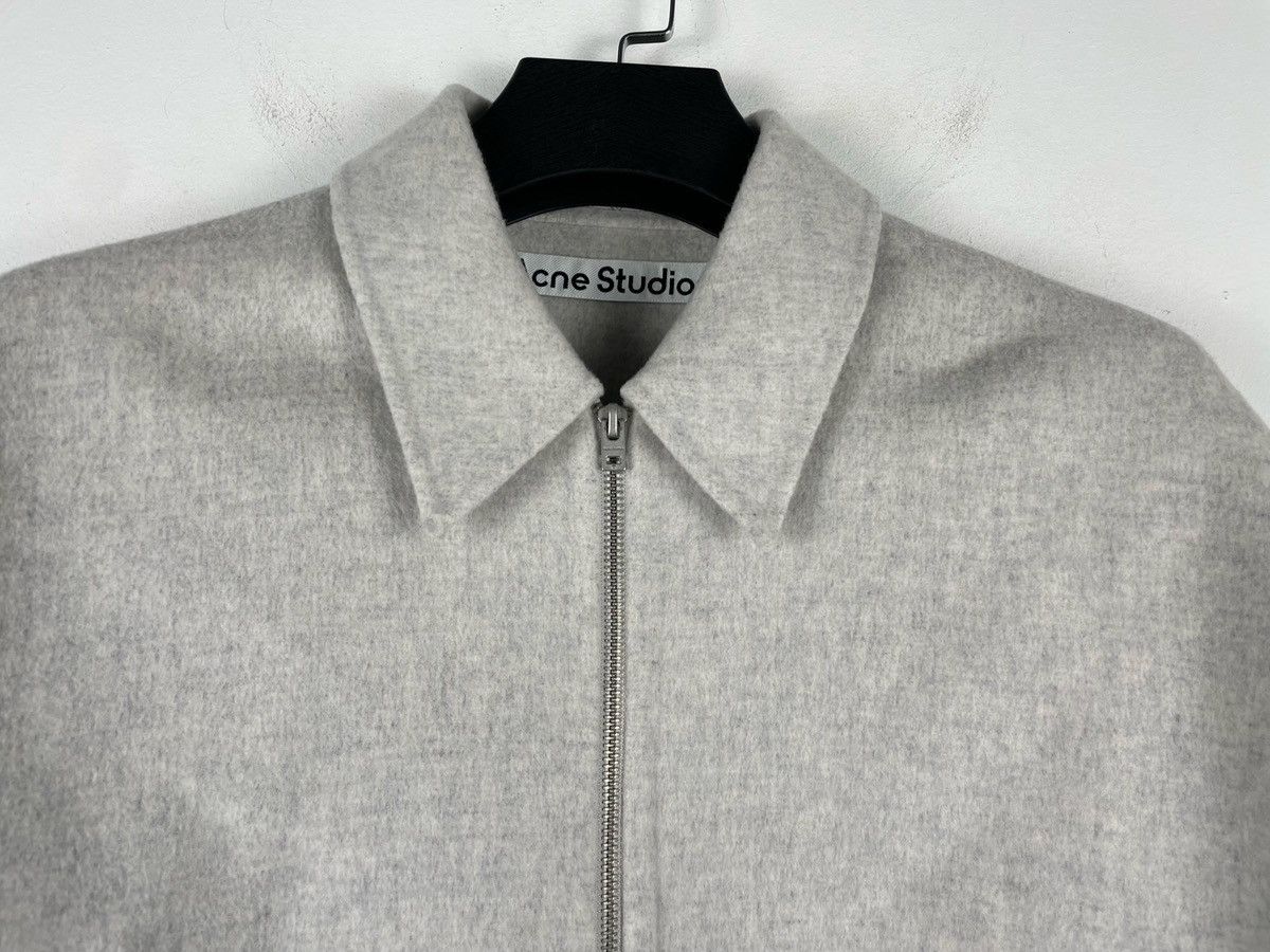 Acne Studios Acne Studios Wool Zip Up Jacket Gray Size US S / EU 44-46 / 1 - 7 Thumbnail