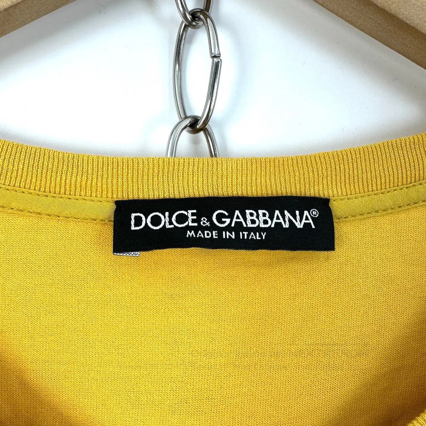 Dolce & Gabbana Dolce&Gabbana Yellow Embroidered Short Sleeve. Size S / US 4 / IT 40 - 4 Thumbnail