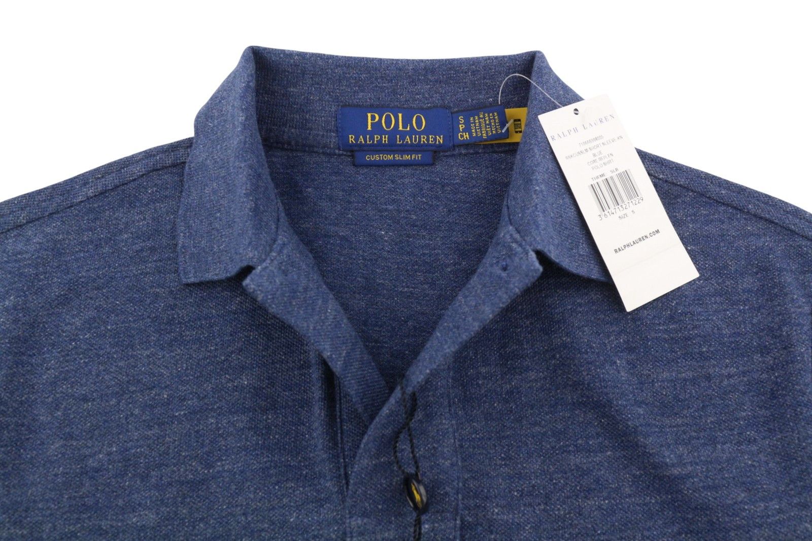Ralph Lauren CUSTOM SLIM FIT S Melange Embroidered Logo 87910 Size US S / EU 44-46 / 1 - 6 Thumbnail