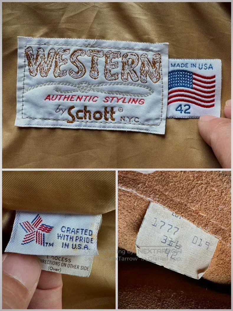 Schott Schott Vintage western fringed leather jacket Size US L / EU 52-54 / 3 - 4 Thumbnail