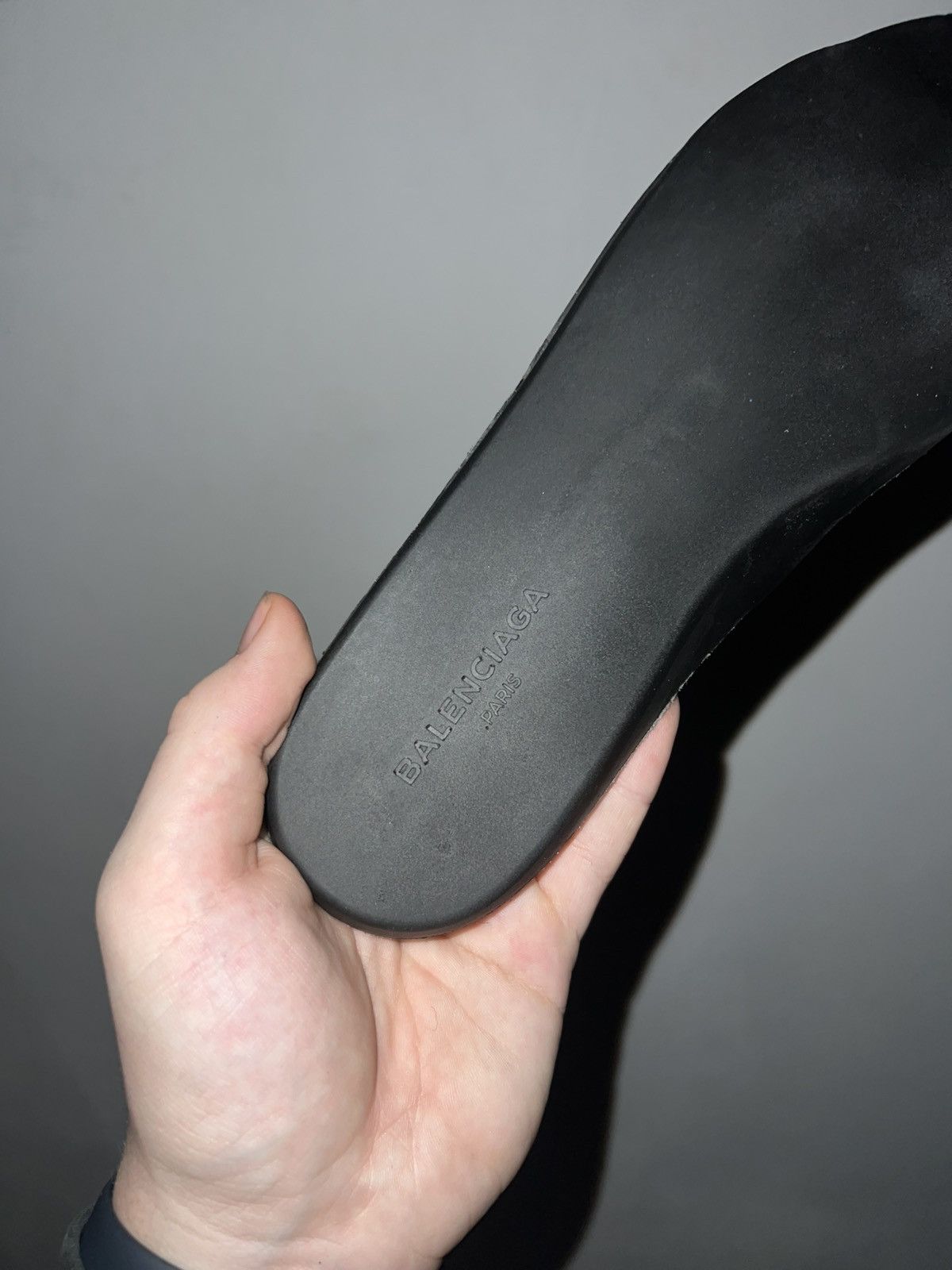 Balenciaga Balenciaga Arena High Black Cracked Leather Sneakers Size US 8 / EU 41 - 18 Thumbnail