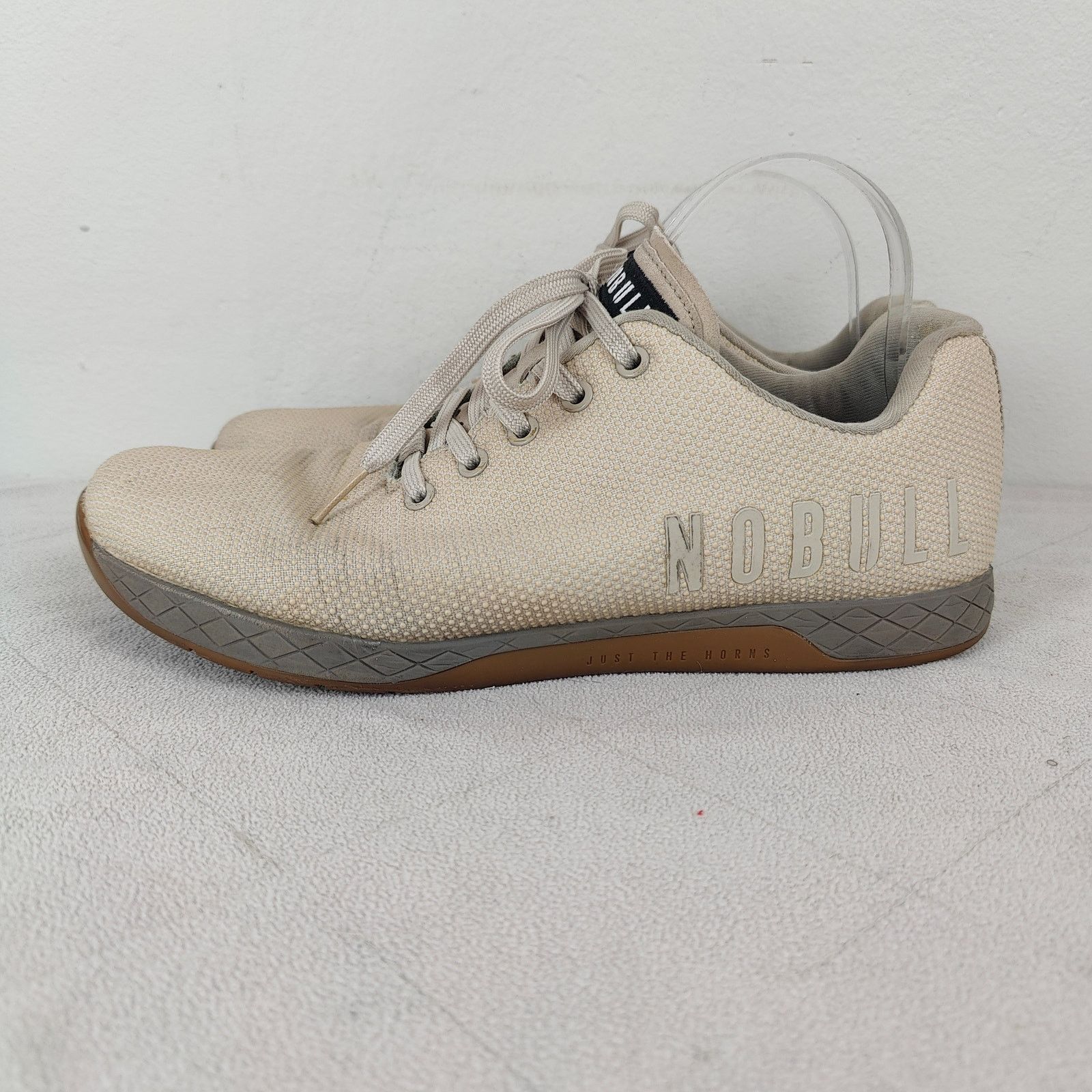 Other NoBull Super Fabric Trainer Sneakers Mens 11.5 Beige Lace Up Size US 11.5 / EU 44-45 - 5 Thumbnail