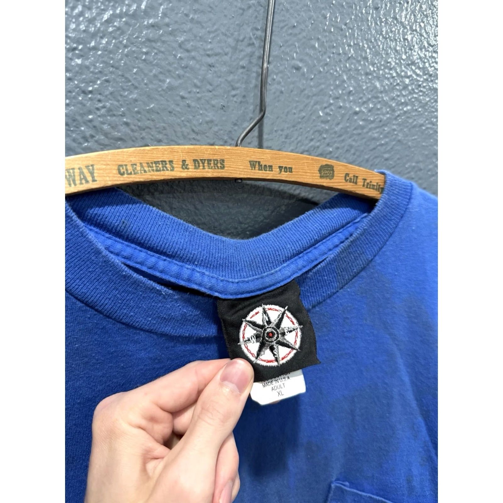 Marlboro VINTAGE Marlboro Shirt XL Blue Cotton 90s Ski Mens Size US XL / EU 56 / 4 - 5 Thumbnail