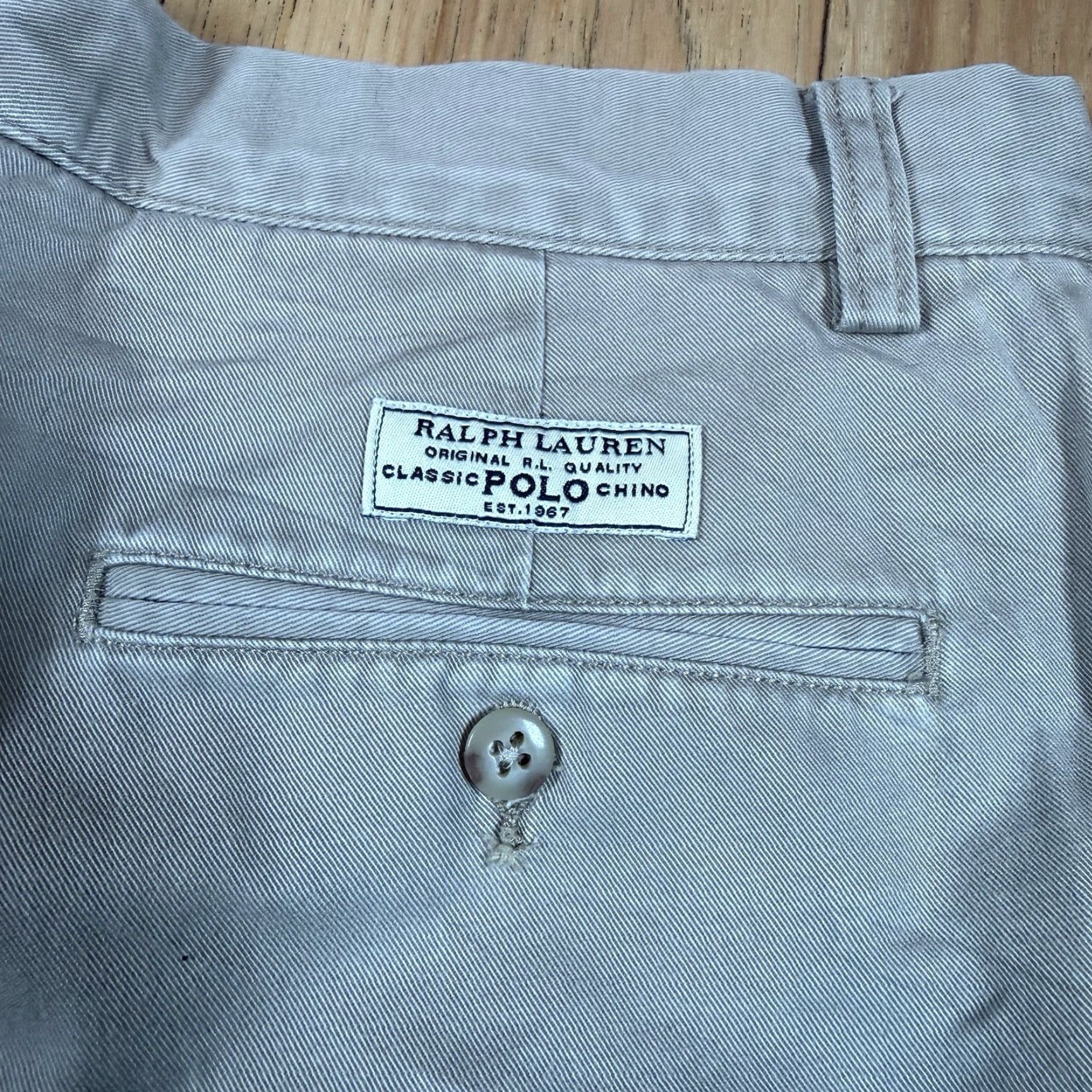 Polo Ralph Lauren VTG Polo Ralph Lauren Prospect Pants Mens 32x30 Khaki Chino Dress Straight Relaxed Beige Straight Pants Mens 32 Size US XS / EU 42 / 0 - 6 Thumbnail