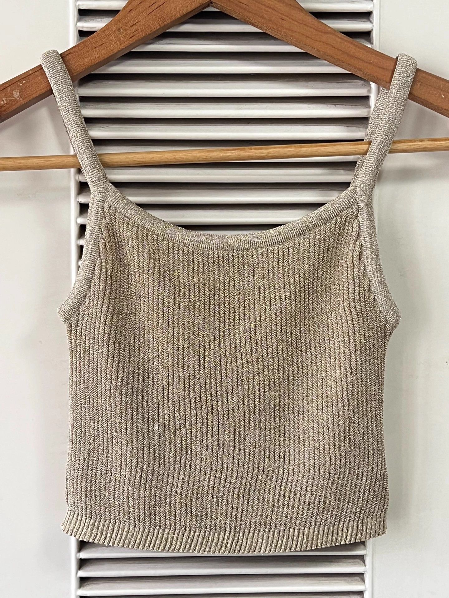 Miu Miu MIU MIU Viscose Knit Camisole EU36 Short Summer Size XS / US 0-2 / IT 36-38 - 2 Thumbnail