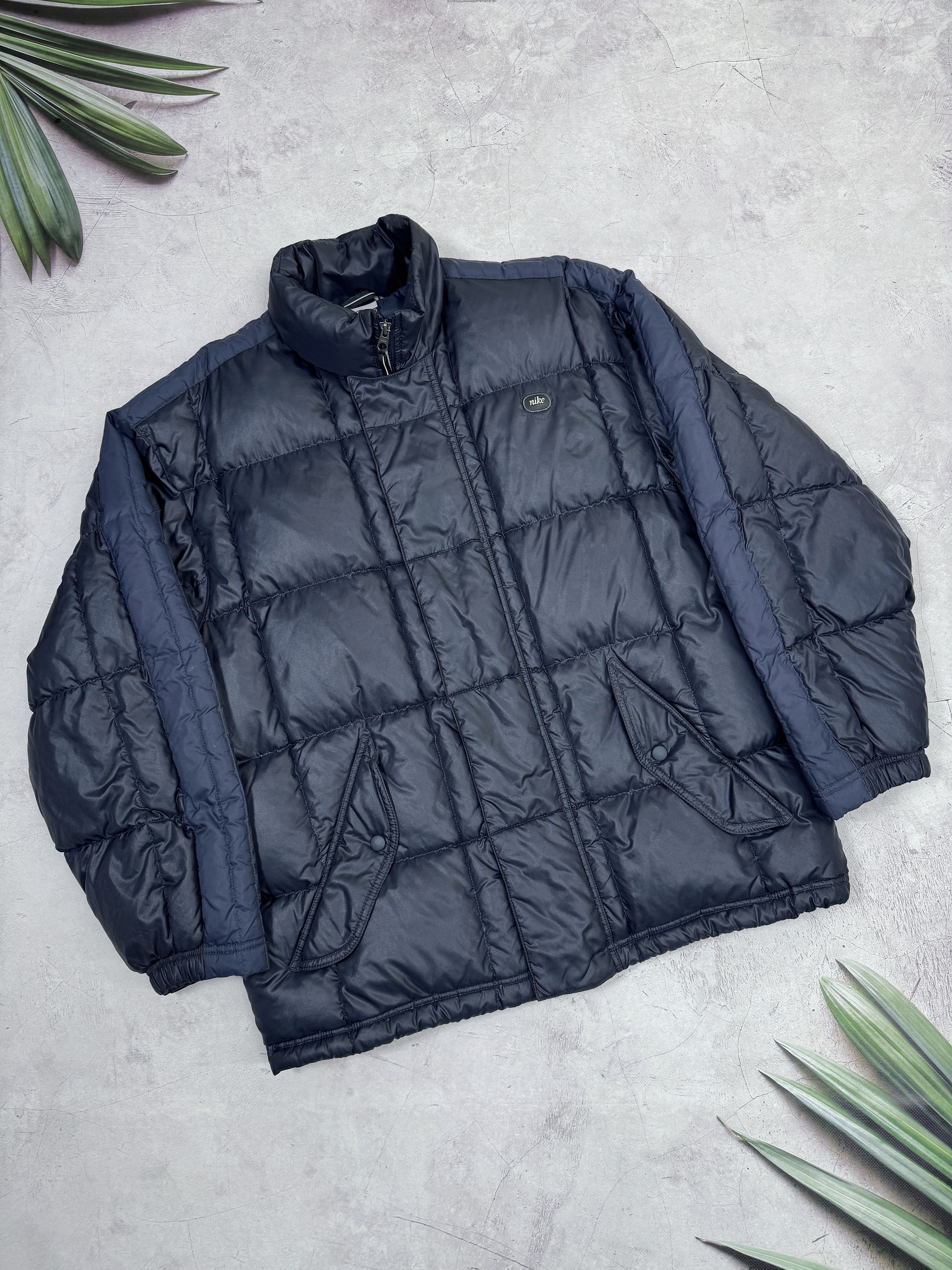 Nike × Vintage Y2K Nike Puffer Square Quilted Jacket One Bowerman Drive Size US L / EU 52-54 / 3 - 2 Thumbnail