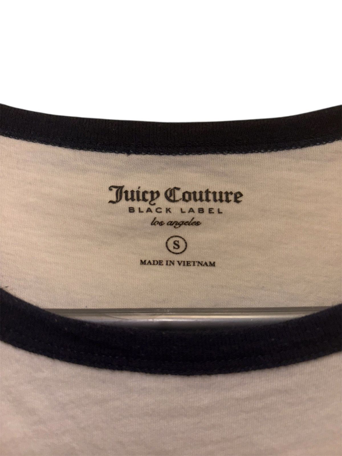 Juicy Couture Y2K Juicy Couture Black Label LA Juicy NY 02 Ringer T-Shirt Size S / US 4 / IT 40 - 8 Thumbnail