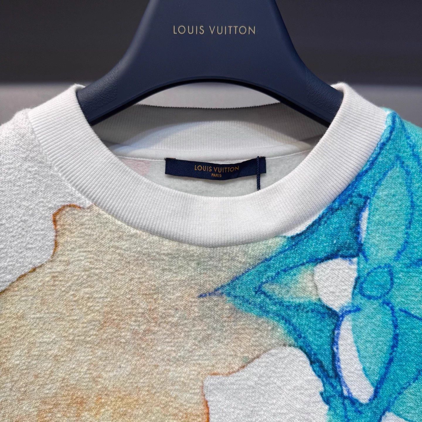 Louis Vuitton Louis Vuitton colorful ink logo knit sweater L Size L / US 10 / IT 46 - 2 Thumbnail