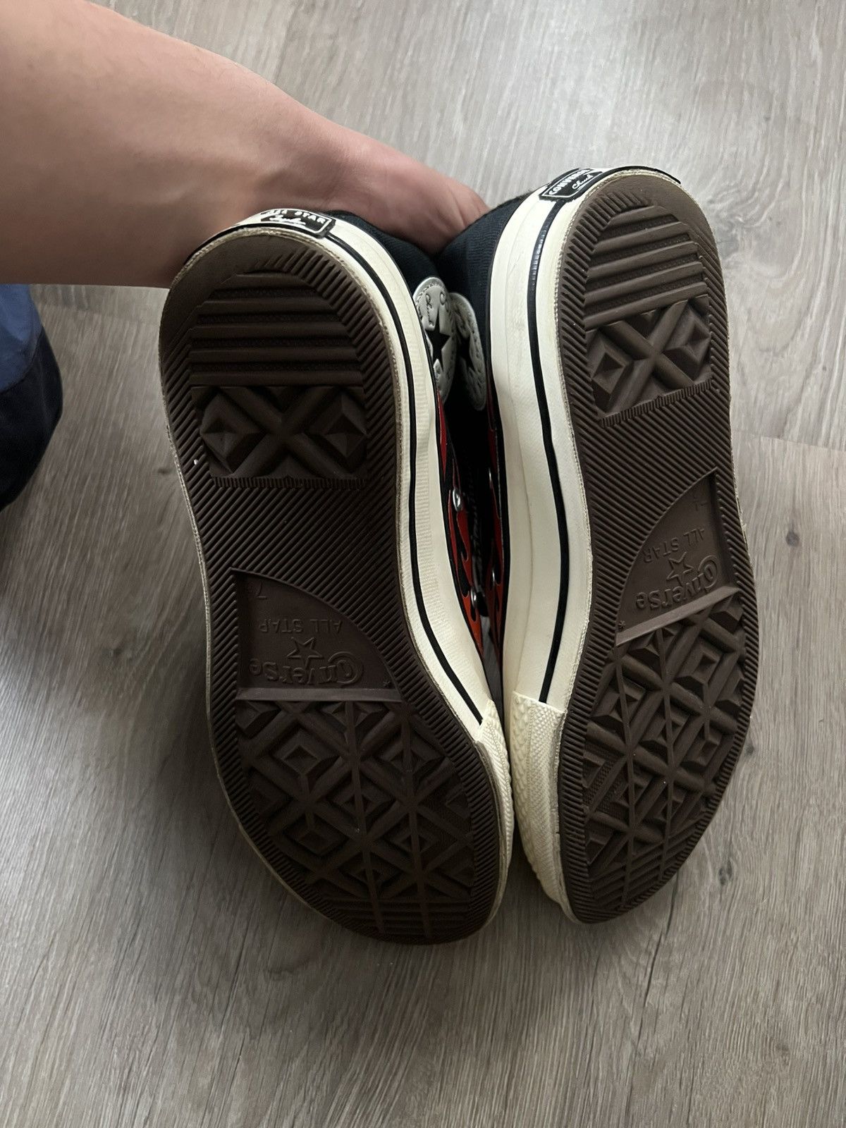 Converse × Japanese Brand Converse all stars fire shoes Size US 7.5 / EU 40-41 - 5 Thumbnail