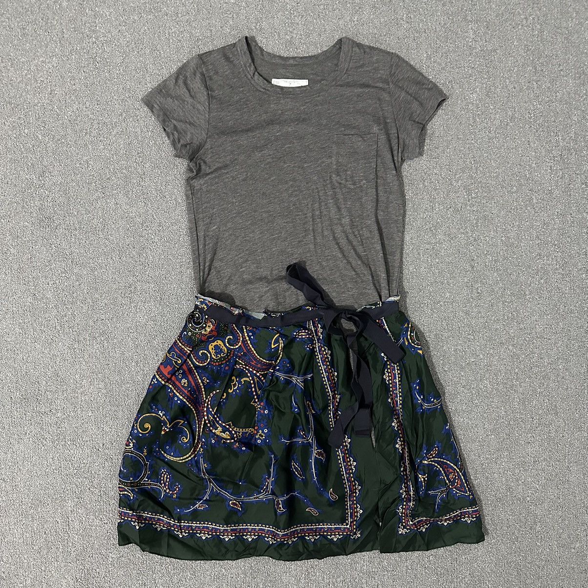 Sacai Sacai - Paisley Scarf T-shirt dress Size S / US 4 / IT 40 - 3 Thumbnail
