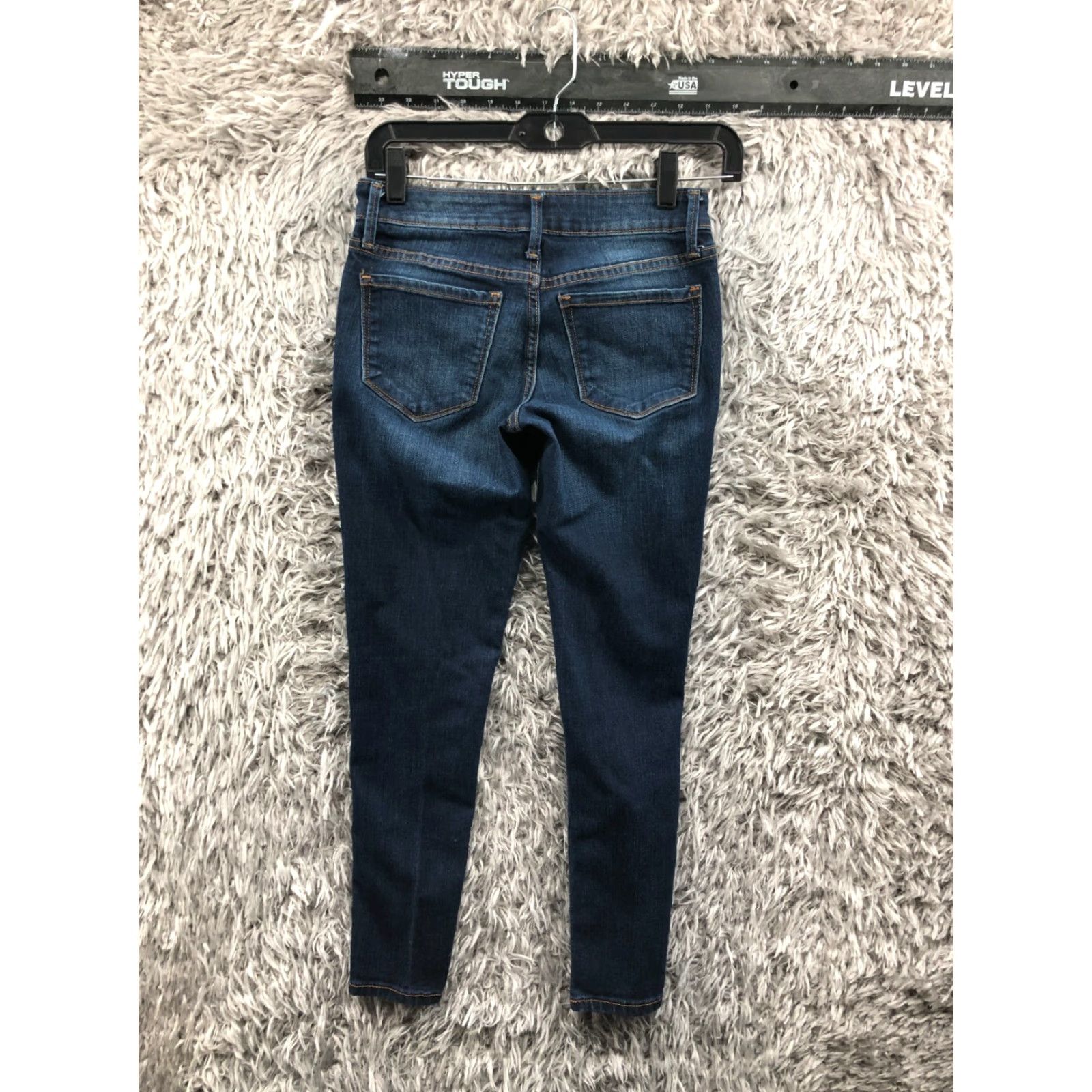 Old Navy Old Navy Rockstar Skinny Jeans Womens Blue Dark Wash Size 2 Jeans Skinny 26 Inseam 5-Pocket Denim Size 26" / US 2 / IT 38 - 5 Thumbnail