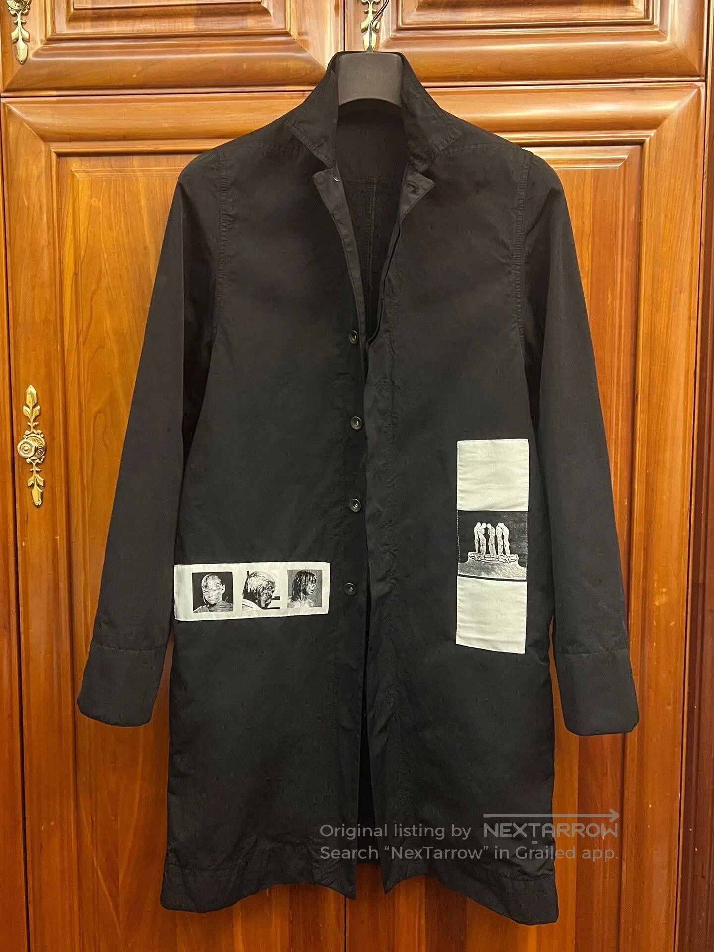 Rick Owens Rick Owens Black Nylon Oversized Jacket. Size US S / EU 44-46 / 1 - 3 Thumbnail