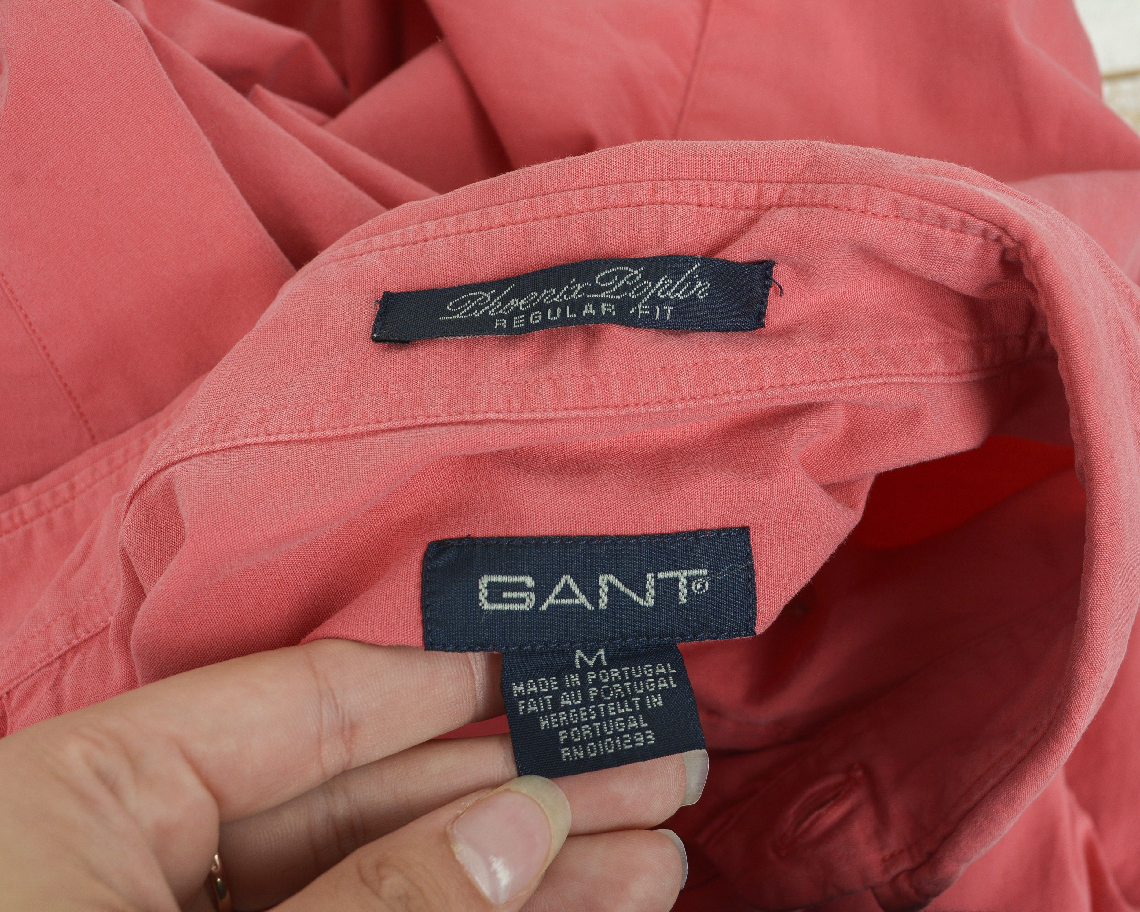 Gant × Vintage 'Phoenix Poplin' Men M Casual Shirt Button Up Short Sleeve Size US M / EU 48-50 / 2 - 11 Thumbnail