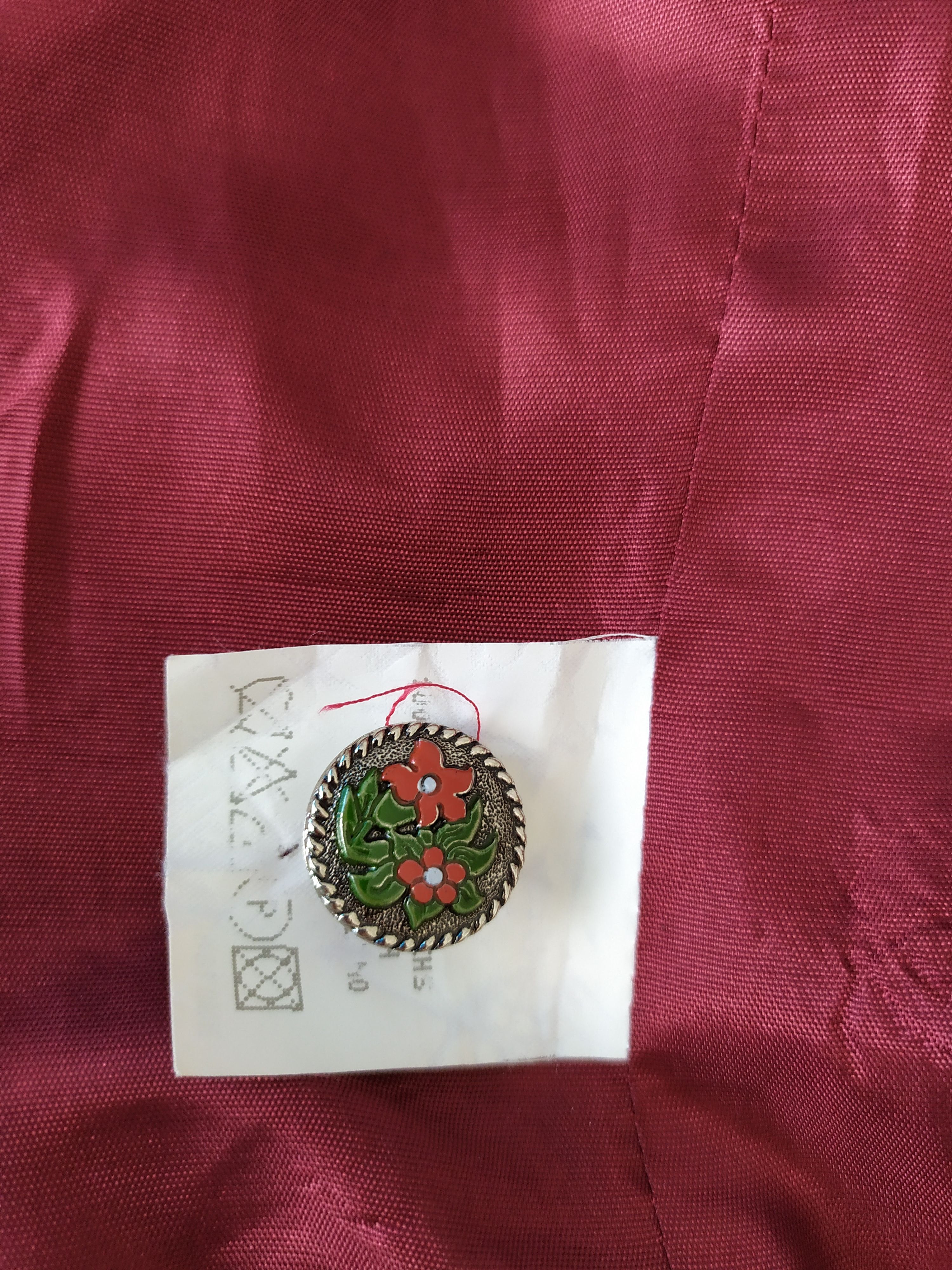The Difference Raspberry Linen women jacket blazer Bavarian Vintage XL Size XXL / US 16-18 / IT 52-54 - 7 Thumbnail