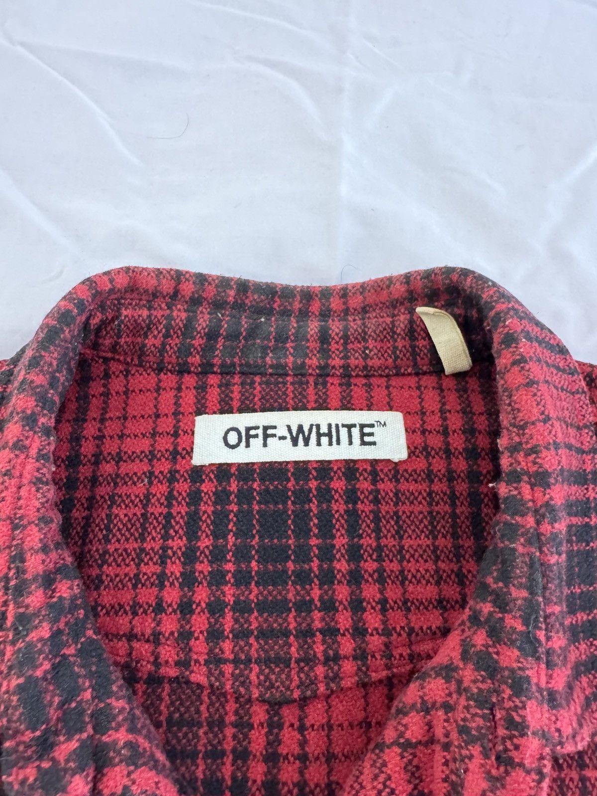 Off-White Off-White Red Tartan Flannel Size US L / EU 52-54 / 3 - 4 Thumbnail
