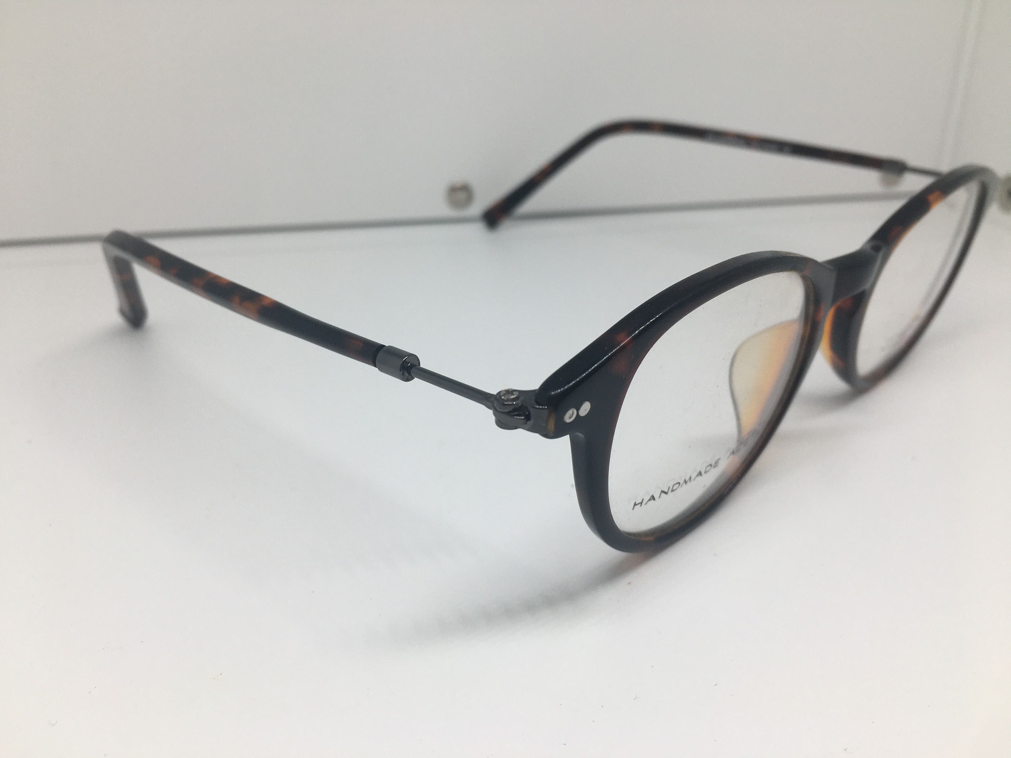 Vintage Marius Morel 1880 Tortoise Eyeglasses France Ivy League Size ONE SIZE - 2 Thumbnail