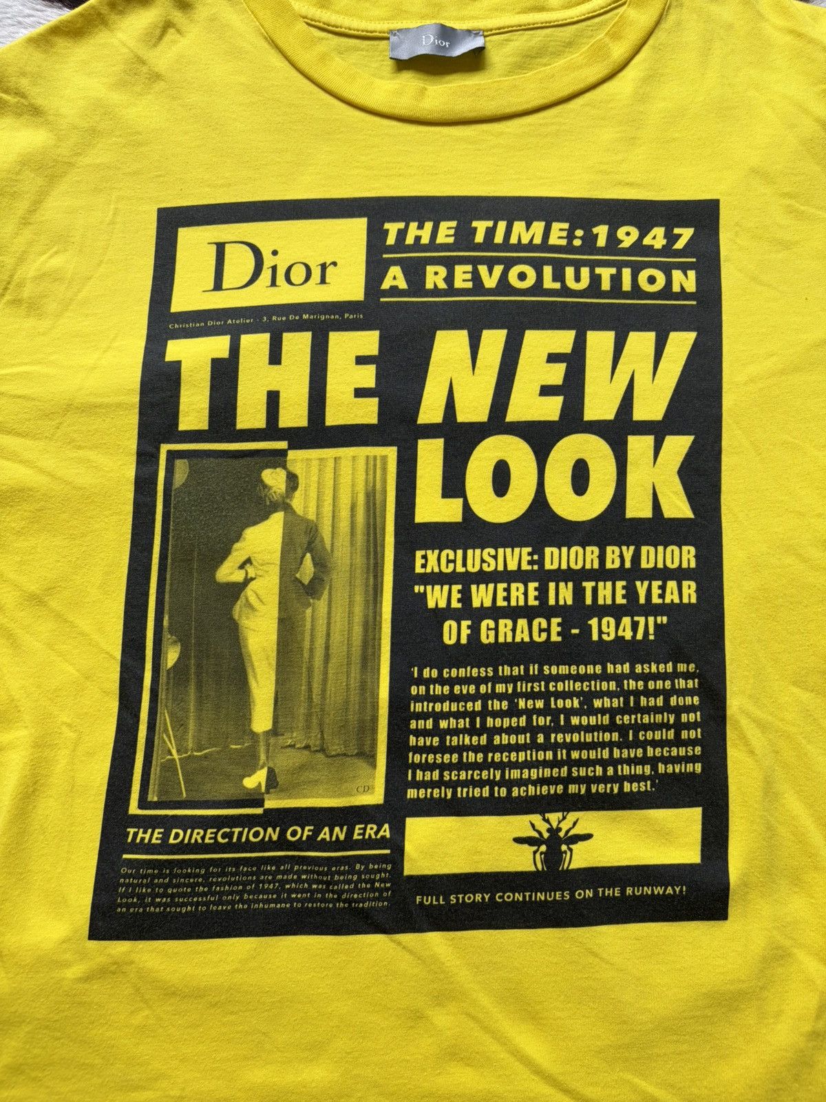 Dior Dior Homme AW18 “The New Look” T-shirt tee Size US M / EU 48-50 / 2 - 3 Thumbnail