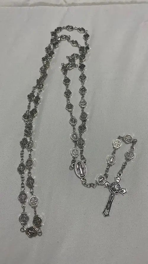 Other Saint Benedict Rosary Necklace Chain Size ONE SIZE - 5 Thumbnail