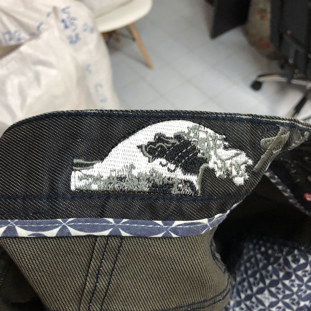 Japanese Brand DLL Osaka Big Train Blue Denim Pants #C095 Size US 38 / EU 54 - 22 Thumbnail