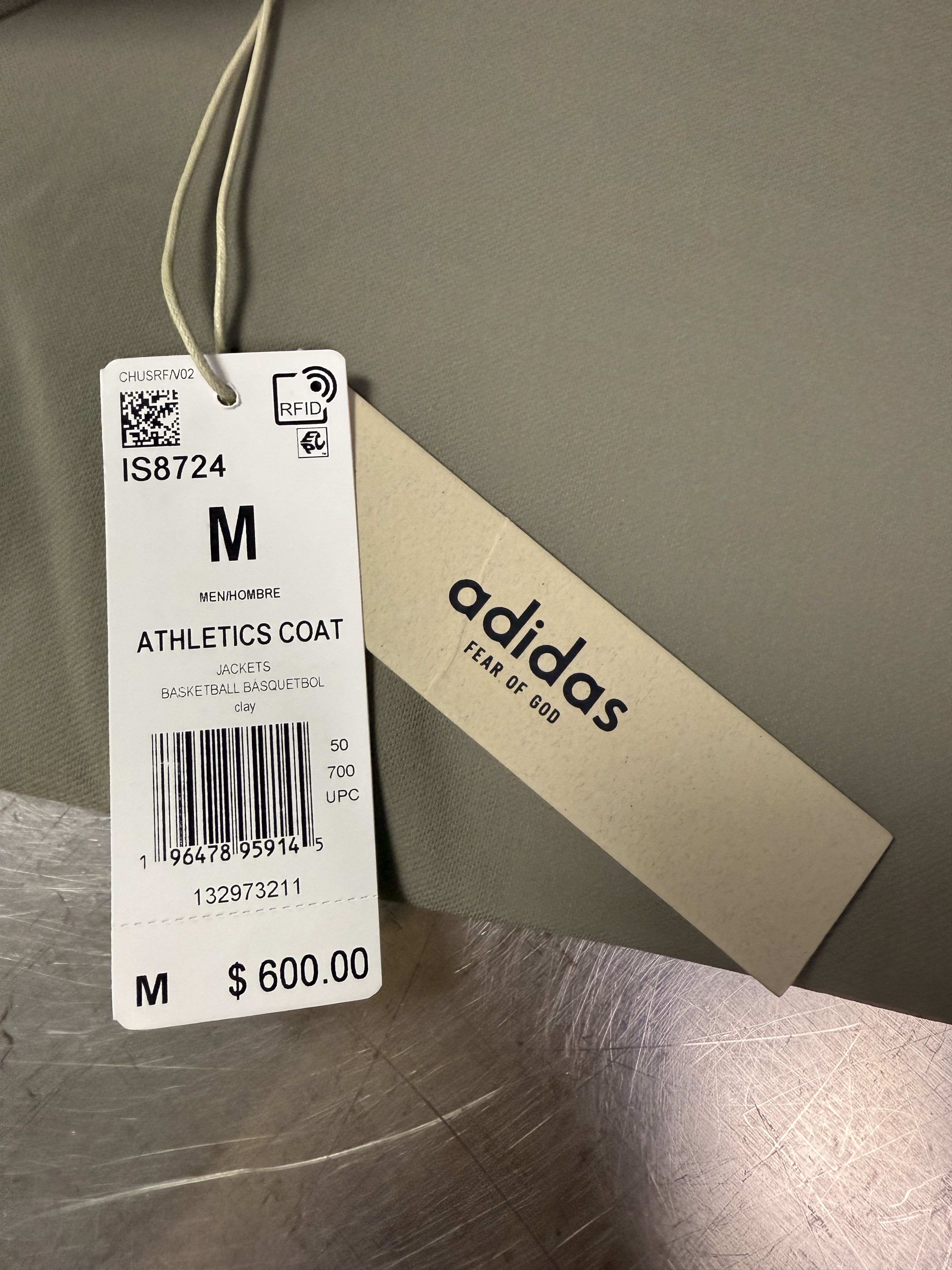 Adidas × Fear of God $600 Adidas x Fear of God Athletics Car Coat M Size US M / EU 48-50 / 2 - 4 Thumbnail