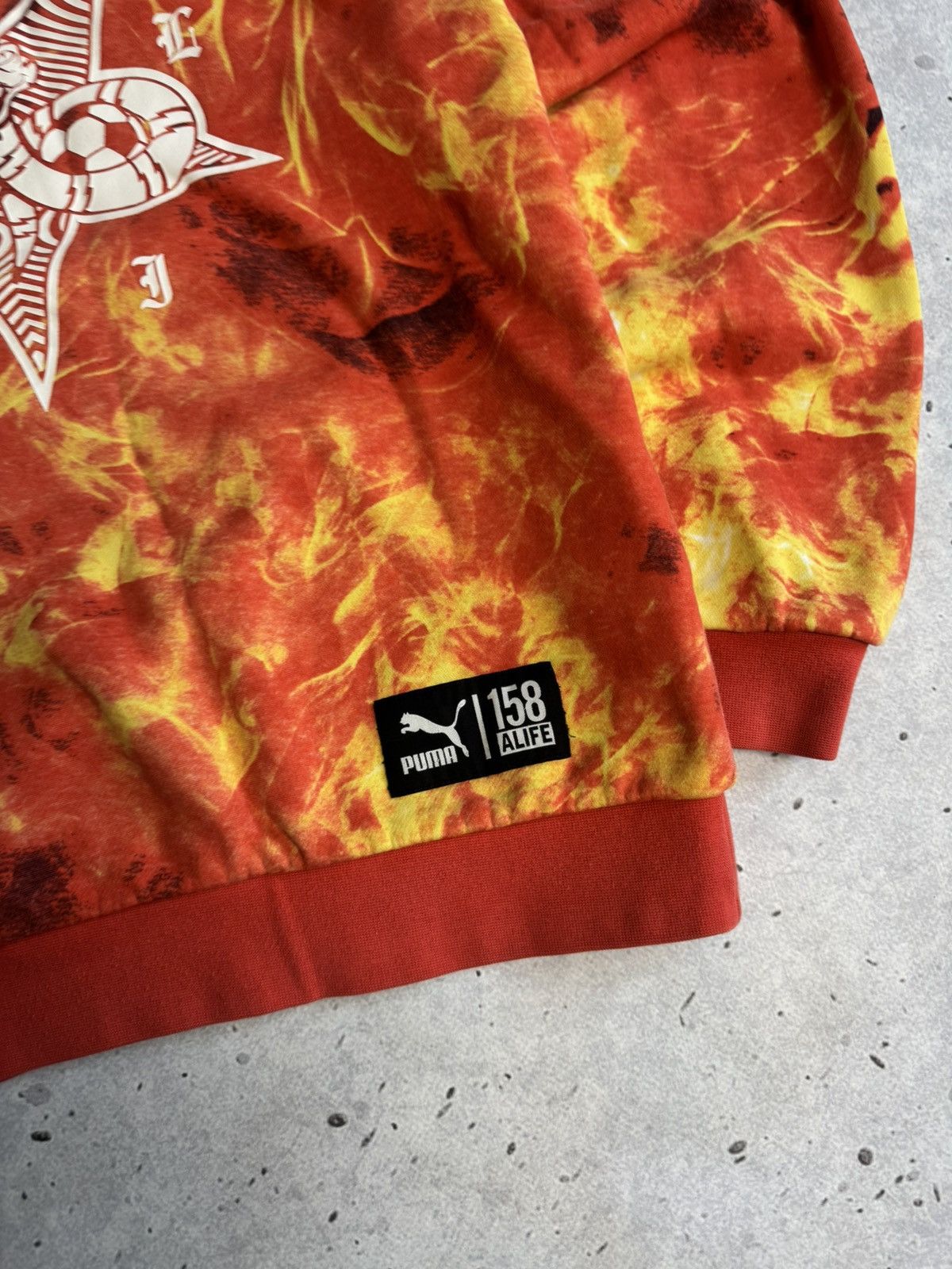 Alife × Puma Puma x Alife 158 Fire Pentagram Sweatshirt Skateboarding Size US M / EU 48-50 / 2 - 3 Thumbnail