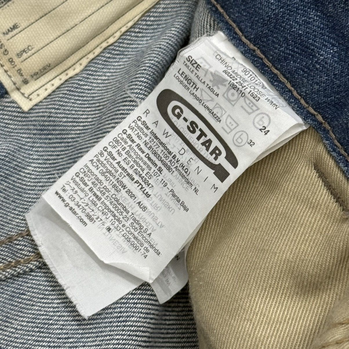 G-Star G-Star Raw Two Tone Defect Look Denim Pants Size 24" / US 00 / IT 34 - 19 Thumbnail