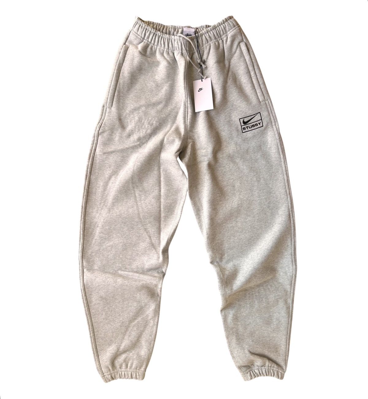 Nike × Stussy XS Nike Stussy Fleece Sweatpants Grey FW25 Fleece joggers Size US 30 / EU 46 - 2 Thumbnail