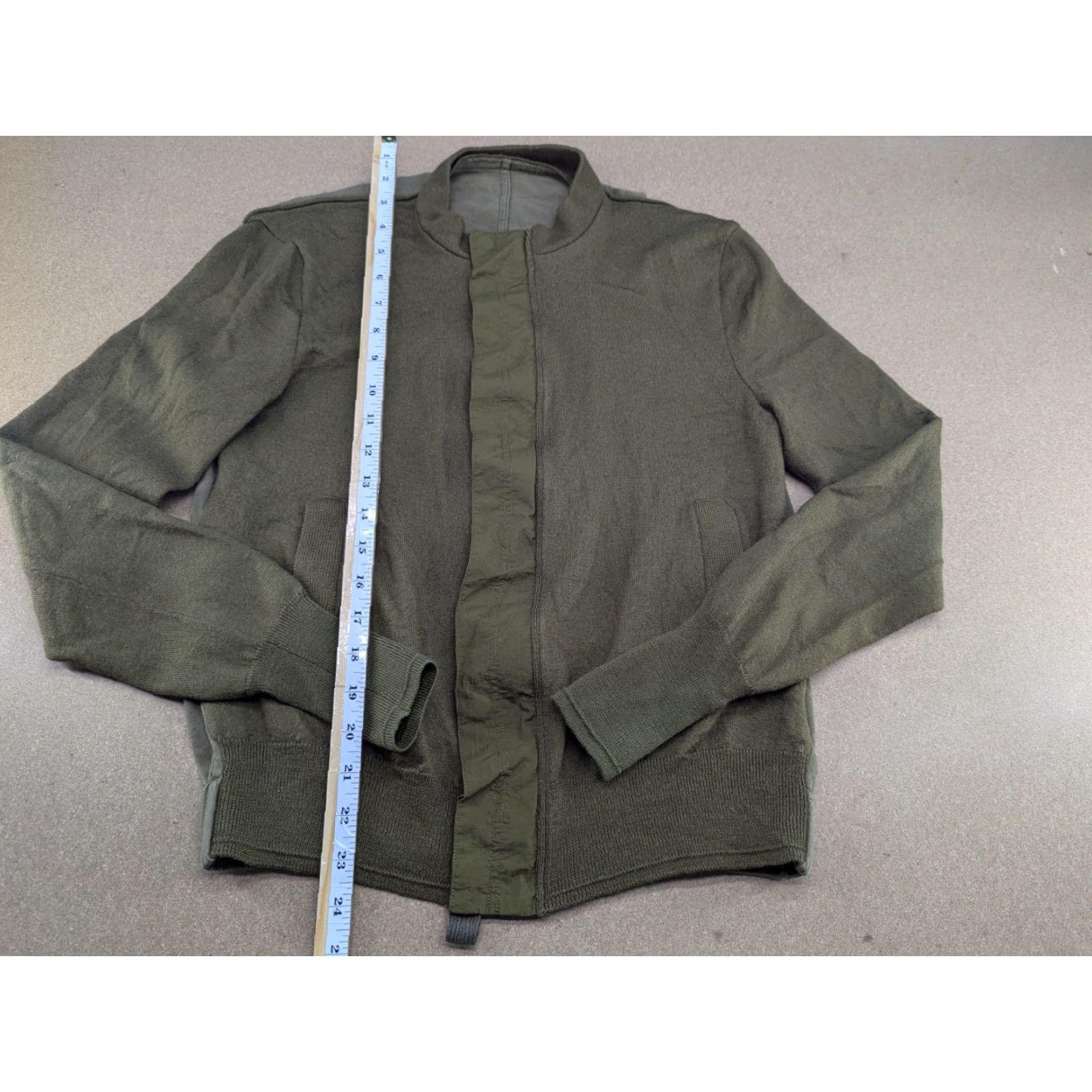 Vintage Croquis Jacket Mens Size S Wool Nylon Green Military Style Green Snap Jacket Size US S / EU 44-46 / 1 - 6 Thumbnail