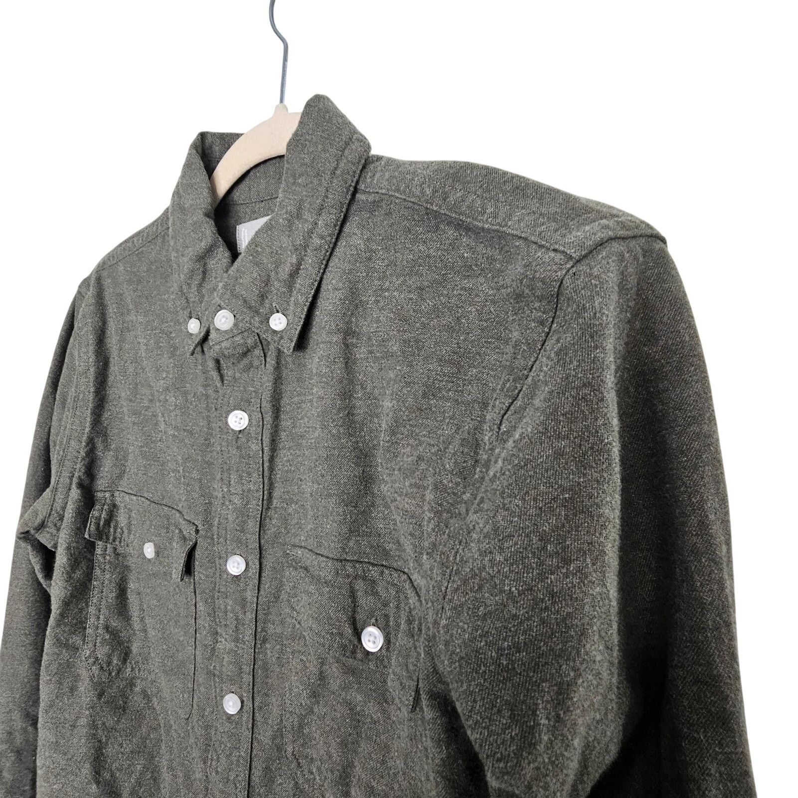 Everlane Everlane Flannel Shirt Green Button Down Long Sleeve Shirt Size US XS / EU 42 / 0 - 5 Thumbnail