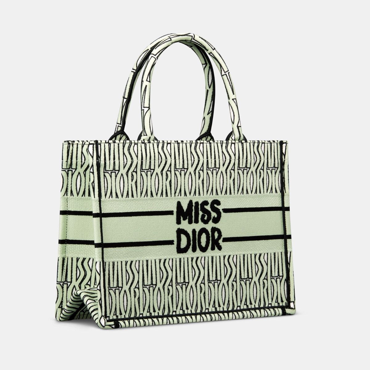 Dior o1bcso1str0226 Size:OS/Medium Book Tote in Pale Green Size ONE SIZE - 1 Thumbnail