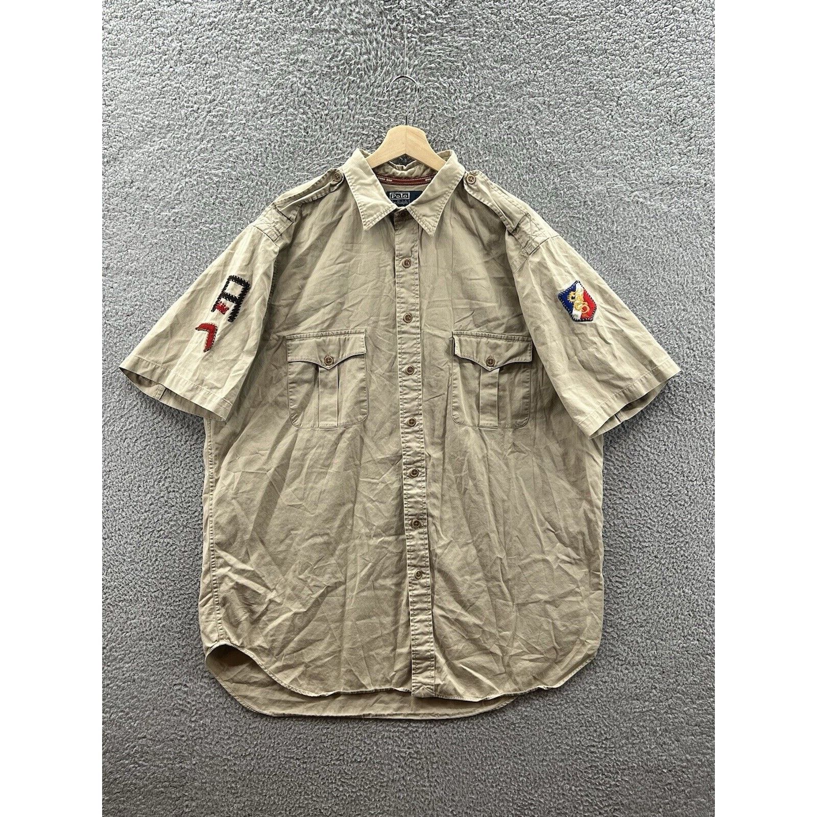 Polo Ralph Lauren Polo Ralph Lauren Embroidered Dragon USNC 1967 Military Size US XXL / EU 58 / 5 - 1 Thumbnail