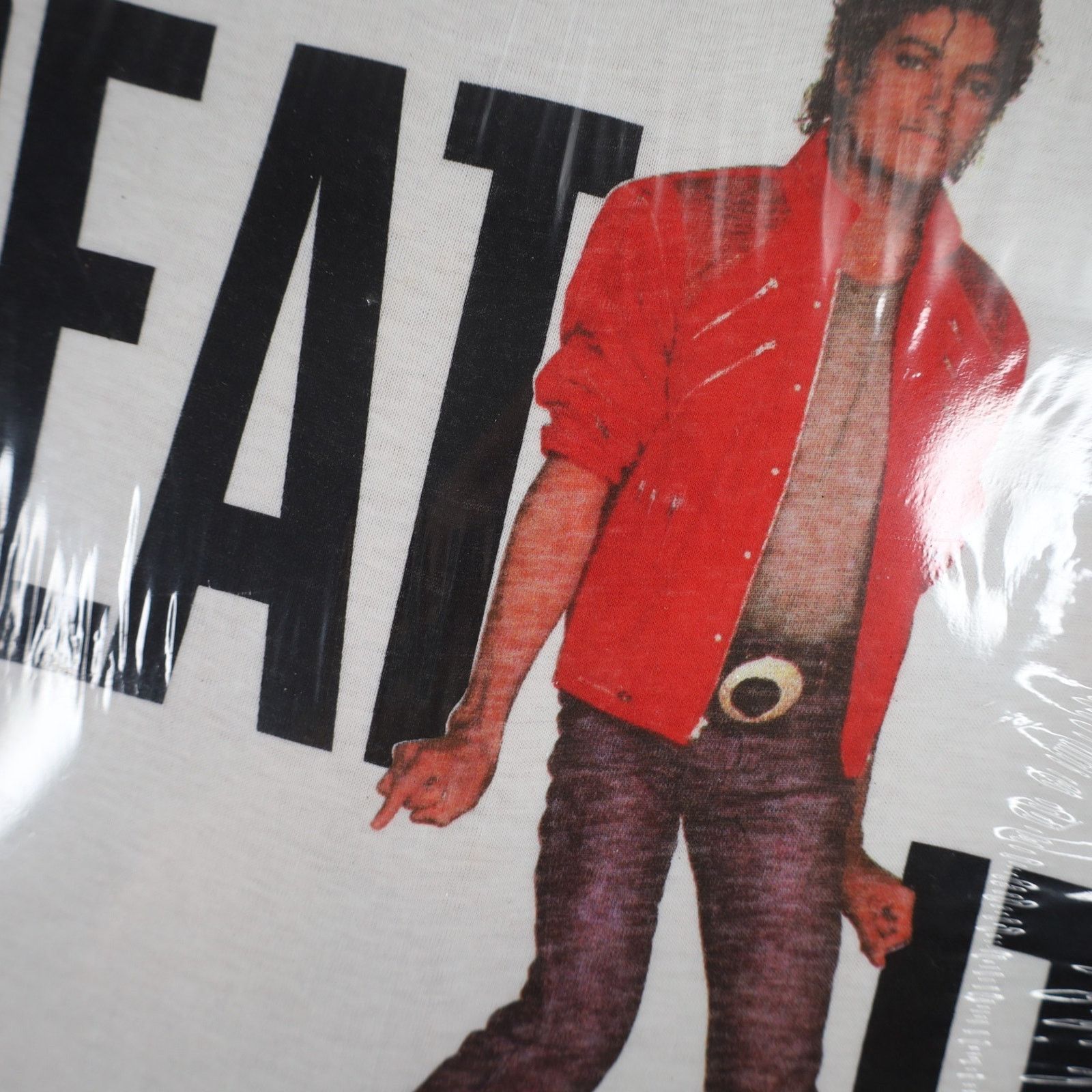 Band Tees × Vintage NWT Vintage 1984 Michael Jackson Beat It Graphic T Shirt Size US M / EU 48-50 / 2 - 3 Thumbnail