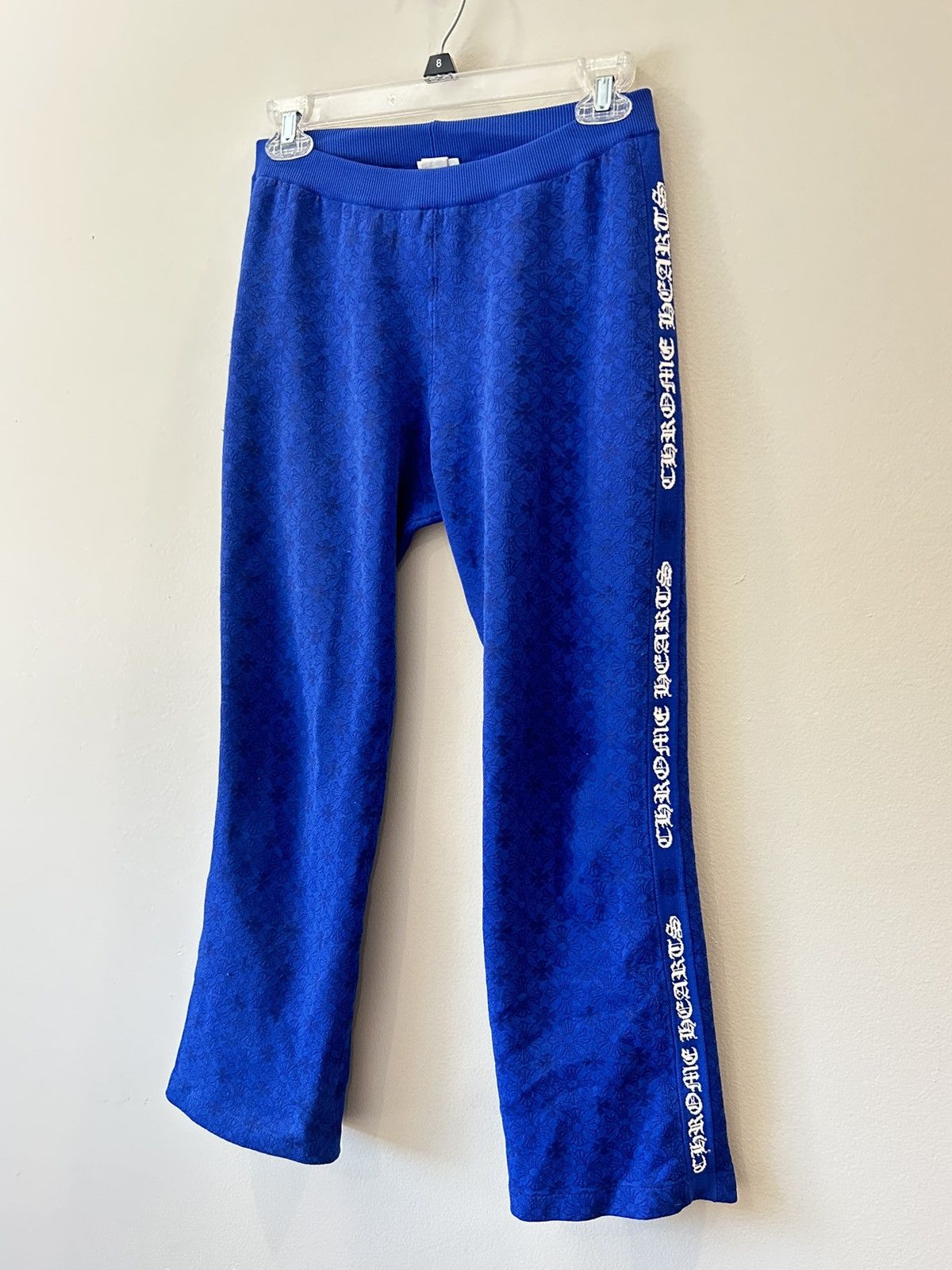 image of Chrome Hearts Hight Waisted Blue Pants, Women's (Size 26)