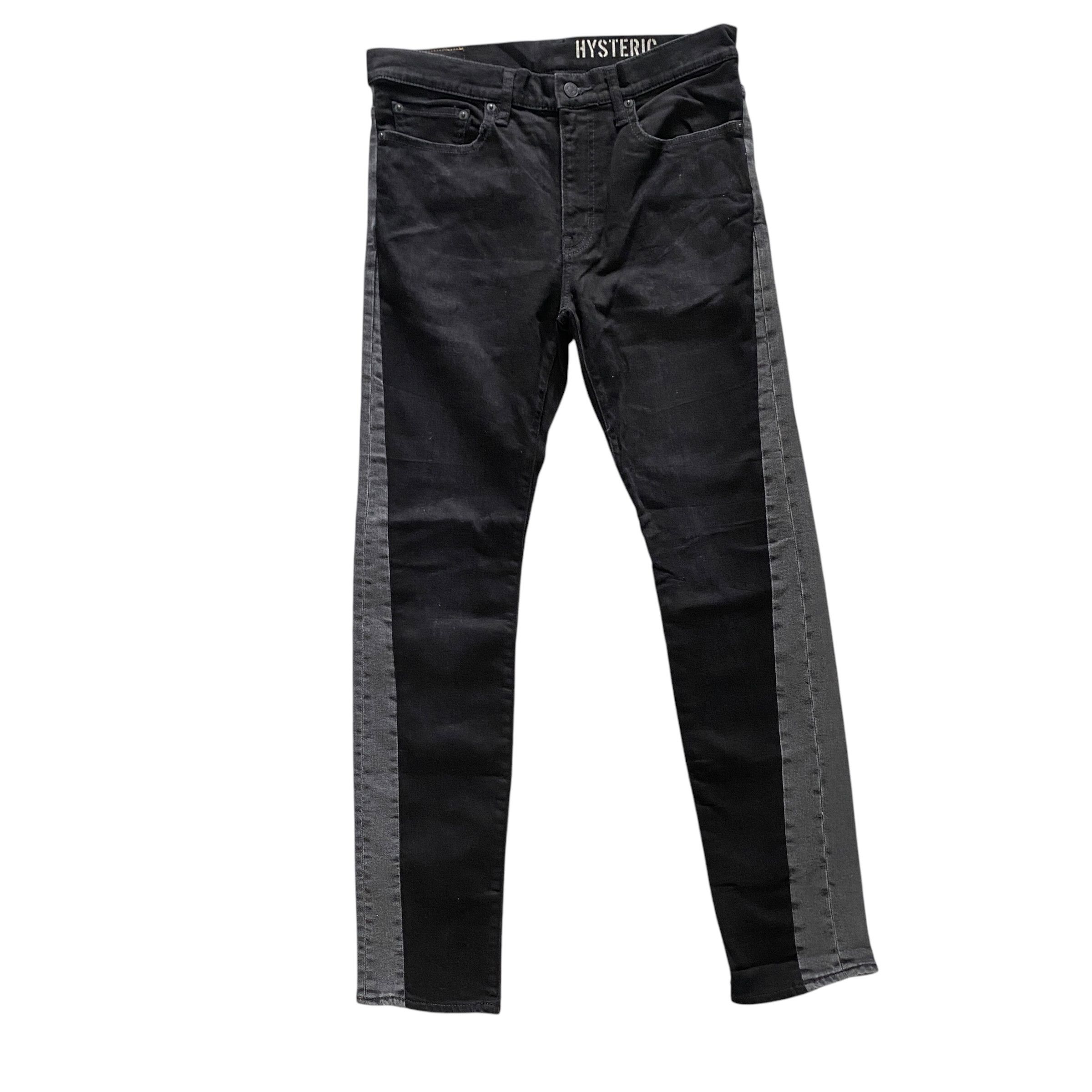 Hysteric Glamour Hysteric Glamour Two Tone Hybrid Denim Pants Size US 31 - 1 Thumbnail