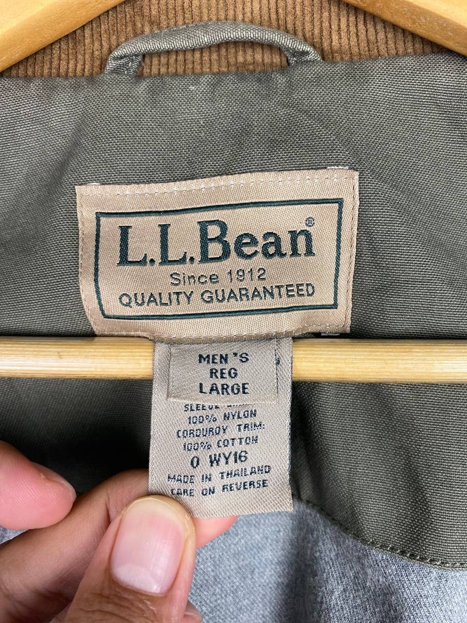 L.L. Bean vintage LL BEAN chore jacket corduroy collar nice design Size US L / EU 52-54 / 3 - 8 Thumbnail