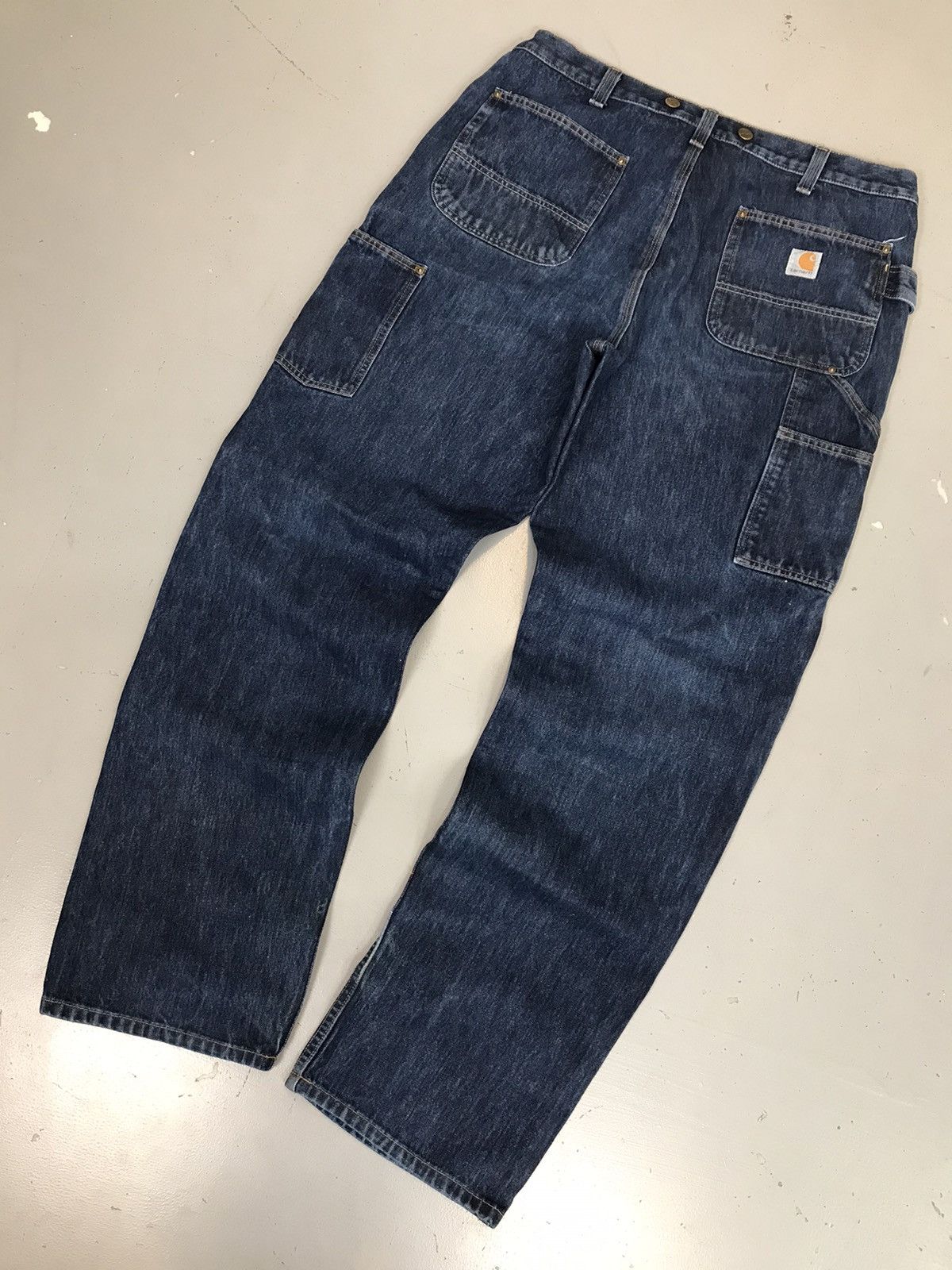 Carhartt × Vintage Vintage Carhartt double knee 103890 l10 denim Size US 36 / EU 52 - 8 Thumbnail