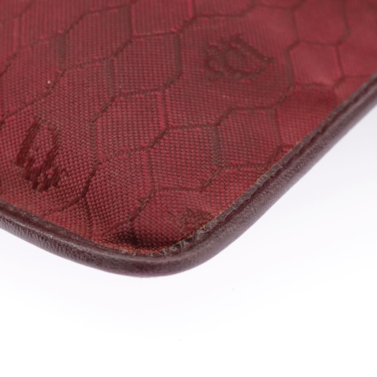 Dior DIOR Honeycomb Canvas Shoulder Bag Red Gold Size ONE SIZE - 14 Thumbnail